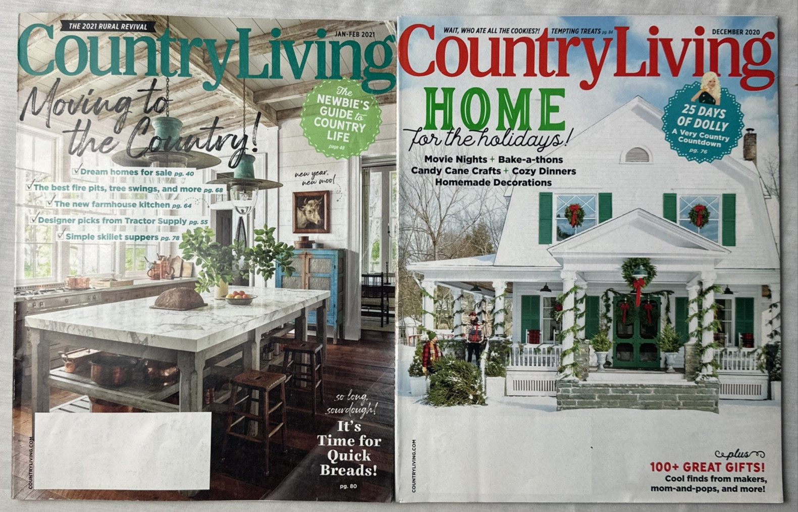2 Country Living Magazine Dec 20 Jan-Feb 21 Rural Review 25 Days Of Dolly Parton