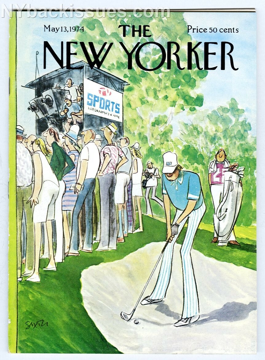 New Yorker magazine May 13 1974 Isaac Bashevis Singer Karl Shapiro golf