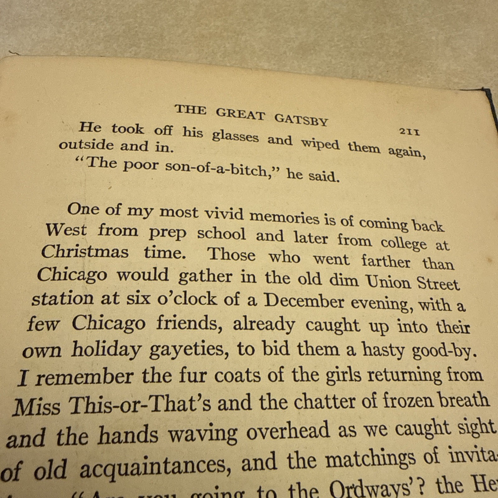 THE GREAT GATSBY by F. SCOTT FITZGERALD 1st EDITION, 1st PRINTING 1925