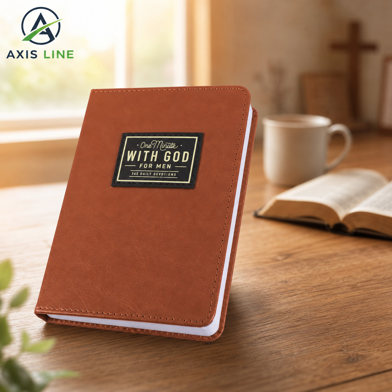 One Minute with God for Men 365 Devotions NEW Faux Leather Devotional Book