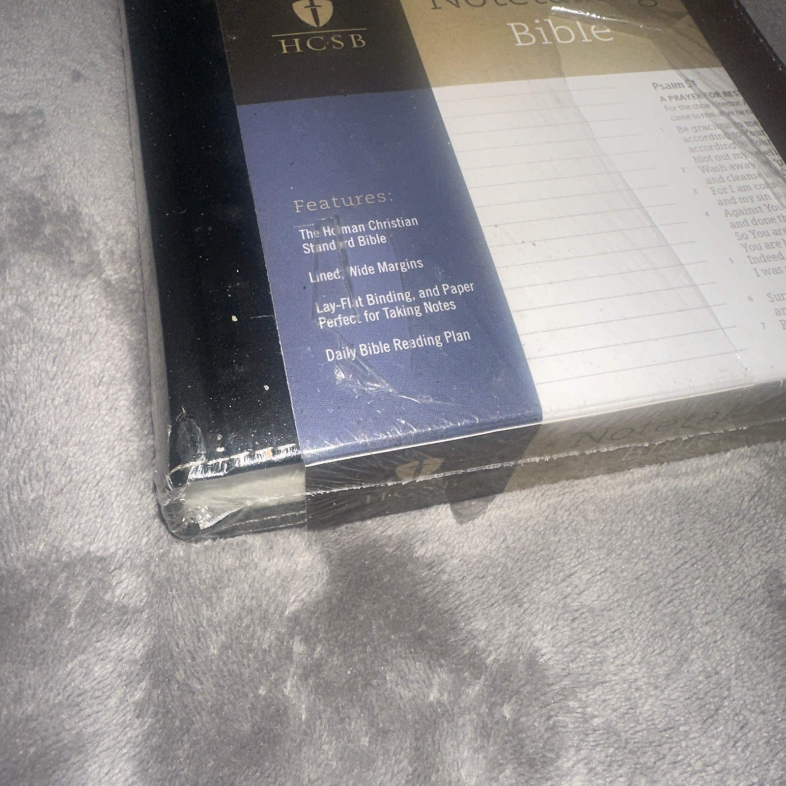 NEW HCSB Notetaking Bible By Holman Bible Publishers Christian Standard *READ*