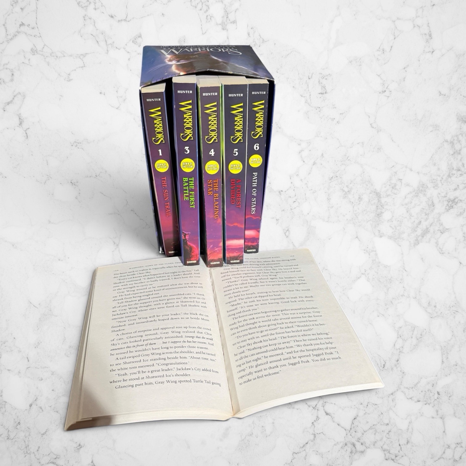 Warriors – Dawn of The Claws – Prequel Series – 6 Vol Set Erin Hunter Paperback