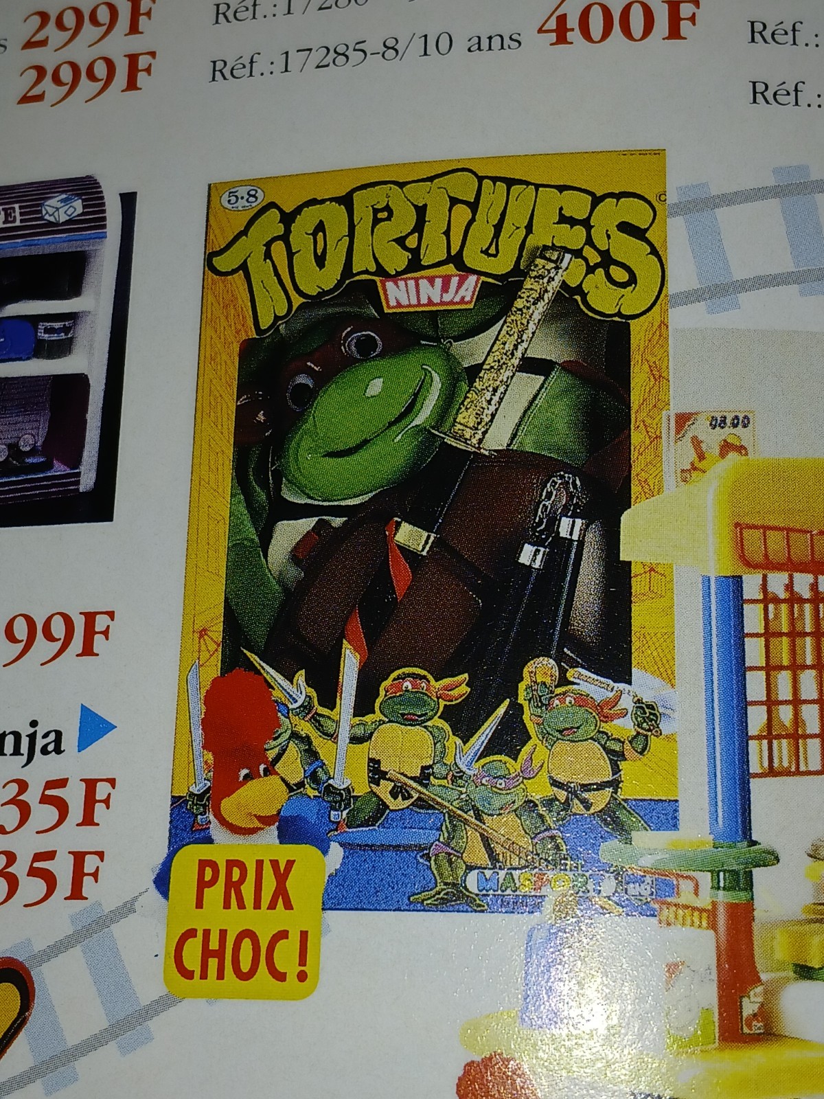 1991 Le Train Bleu Full Size Toy Catalog Full TMNT Toy Line Loaded 47 Pages