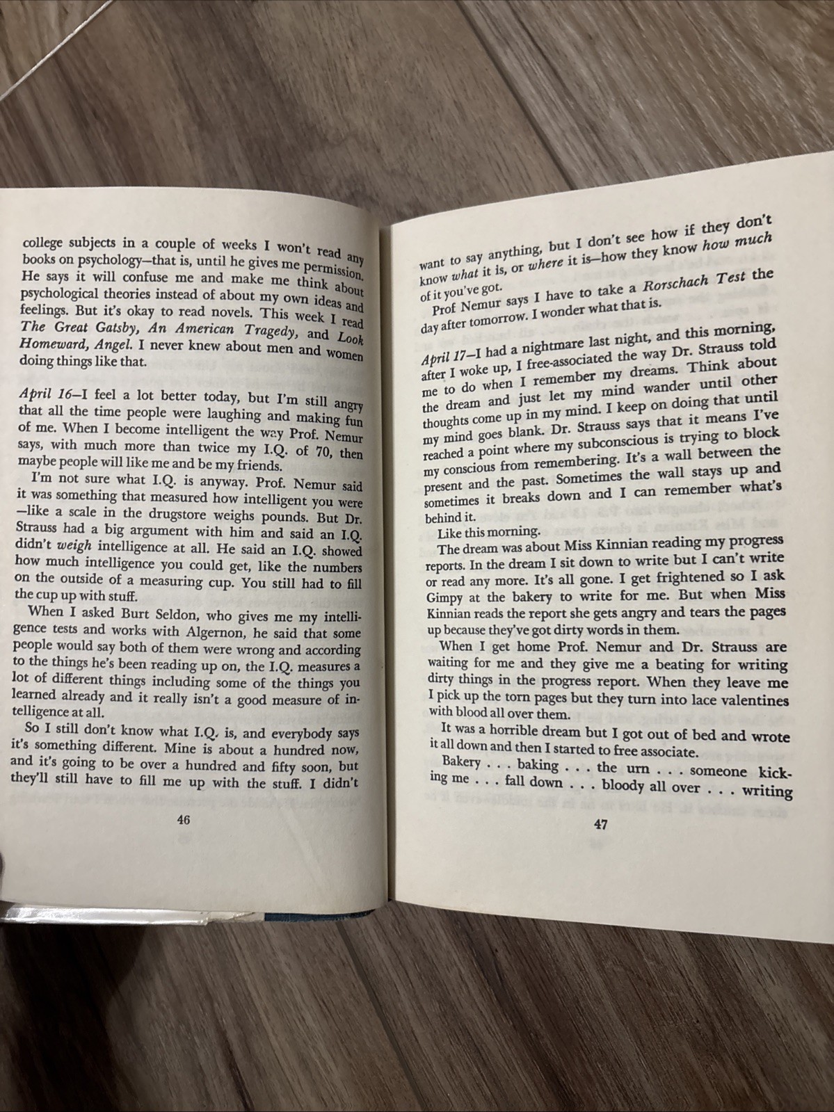 Flowers for Algernon — Daniel Keyes (1966, Hardcover) Ex Library Book