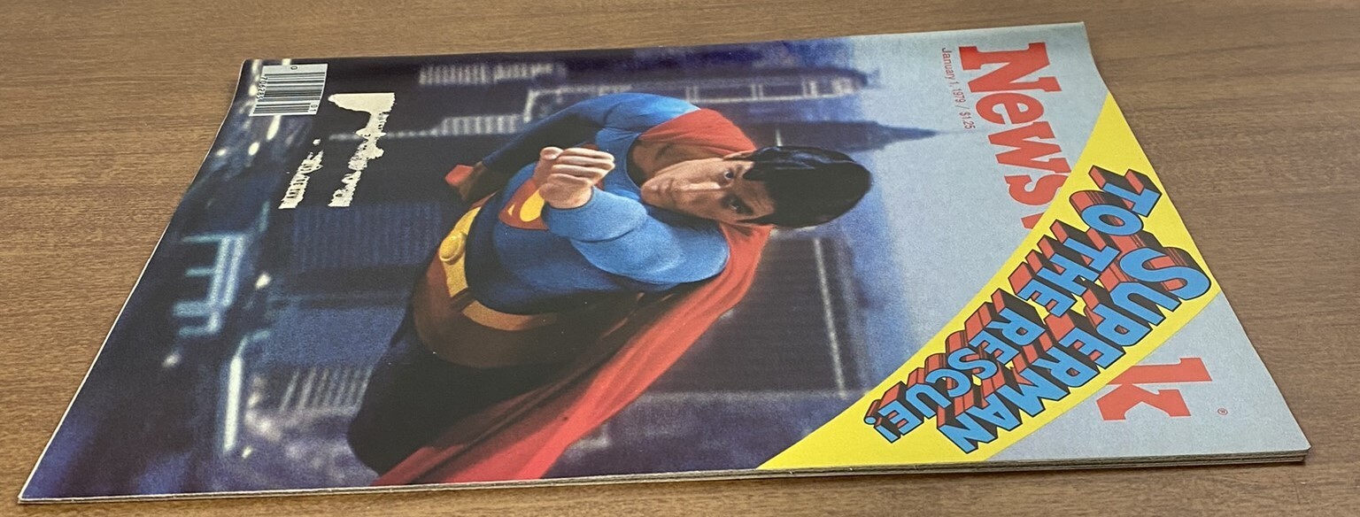 Newsweek Magazine Jan 1, 1979 – Superman to the Rescue! Christopher Reeve Cover