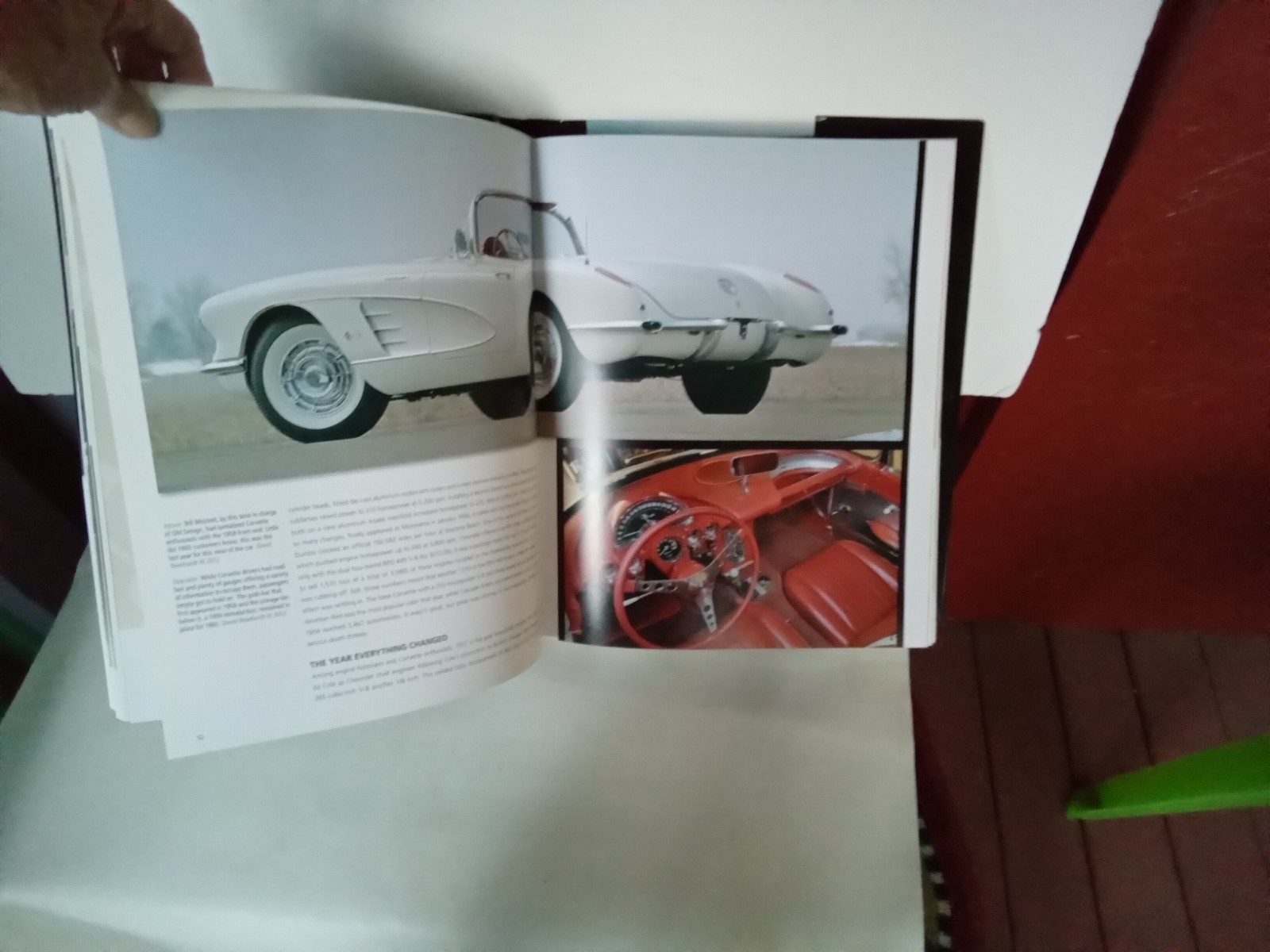CORVETTE 60 YEARS THICK HARDBACK BOOK BY RANDY LEFFINGWELL 2012 256 PAGES OF…
