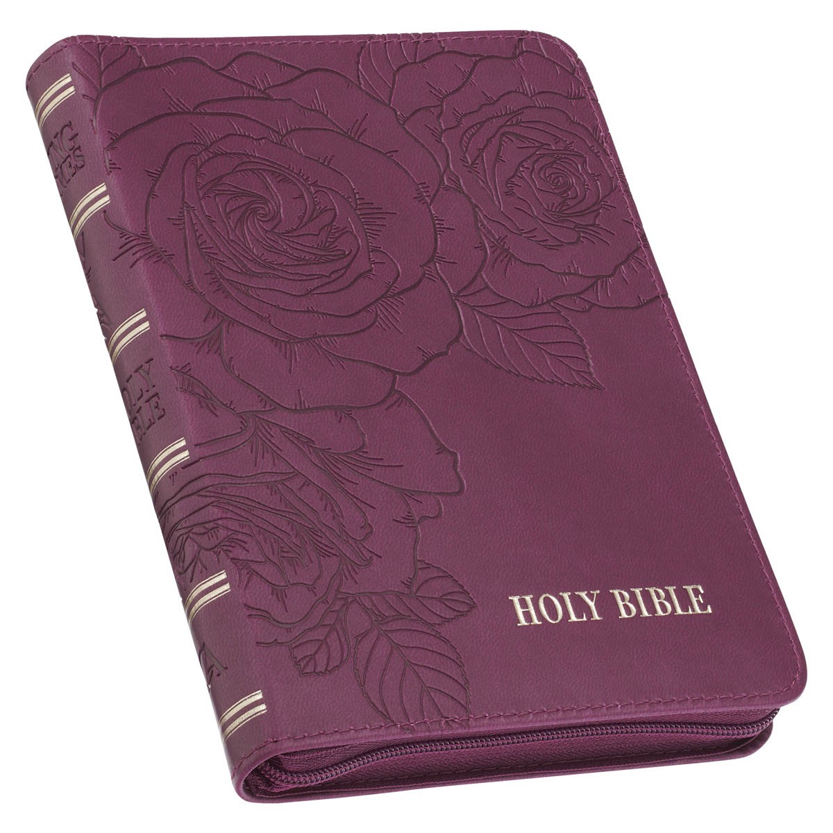 KJV Holy Bible, Compact Vegan Leather Red Letter Edition – Ribbon Marker, King