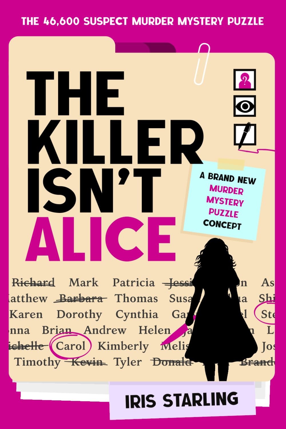 The Killer Isn’t Alice: 46,600 Suspect Murder Mystery Puzzle