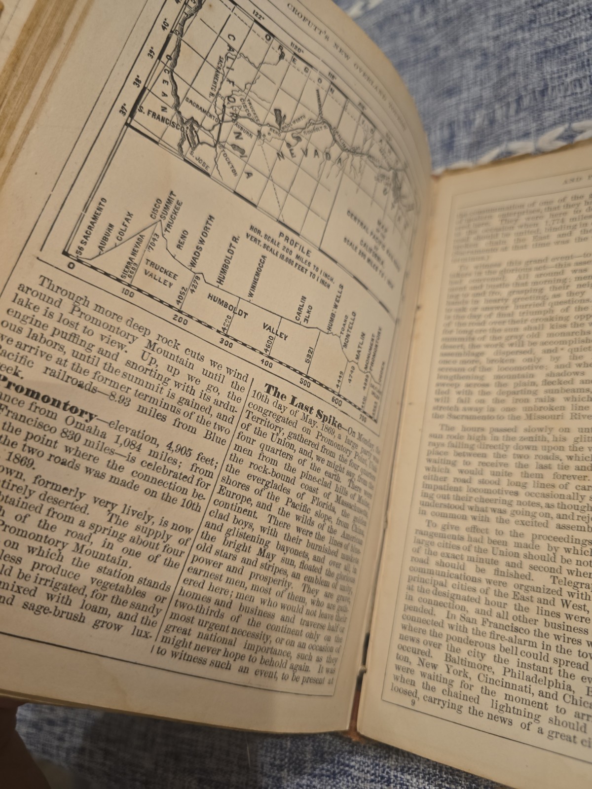 Crofutt’s New Overland Tourist and Pacific Coast Guide 1st Edition 1878-79 Vol 1