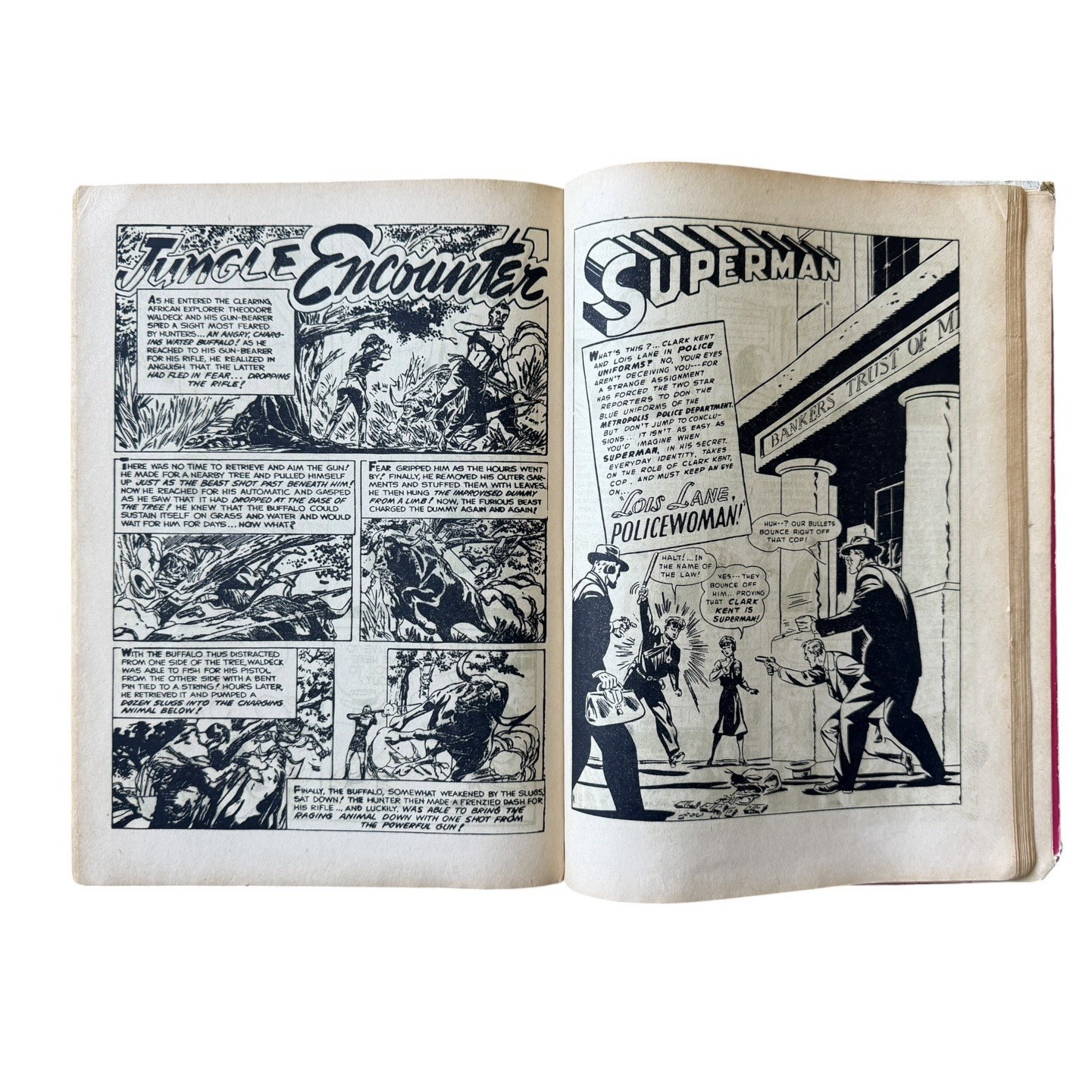 Vintage 1957–58 Superman Adventure Book Annual Atlas Publishing UK 160 Pages