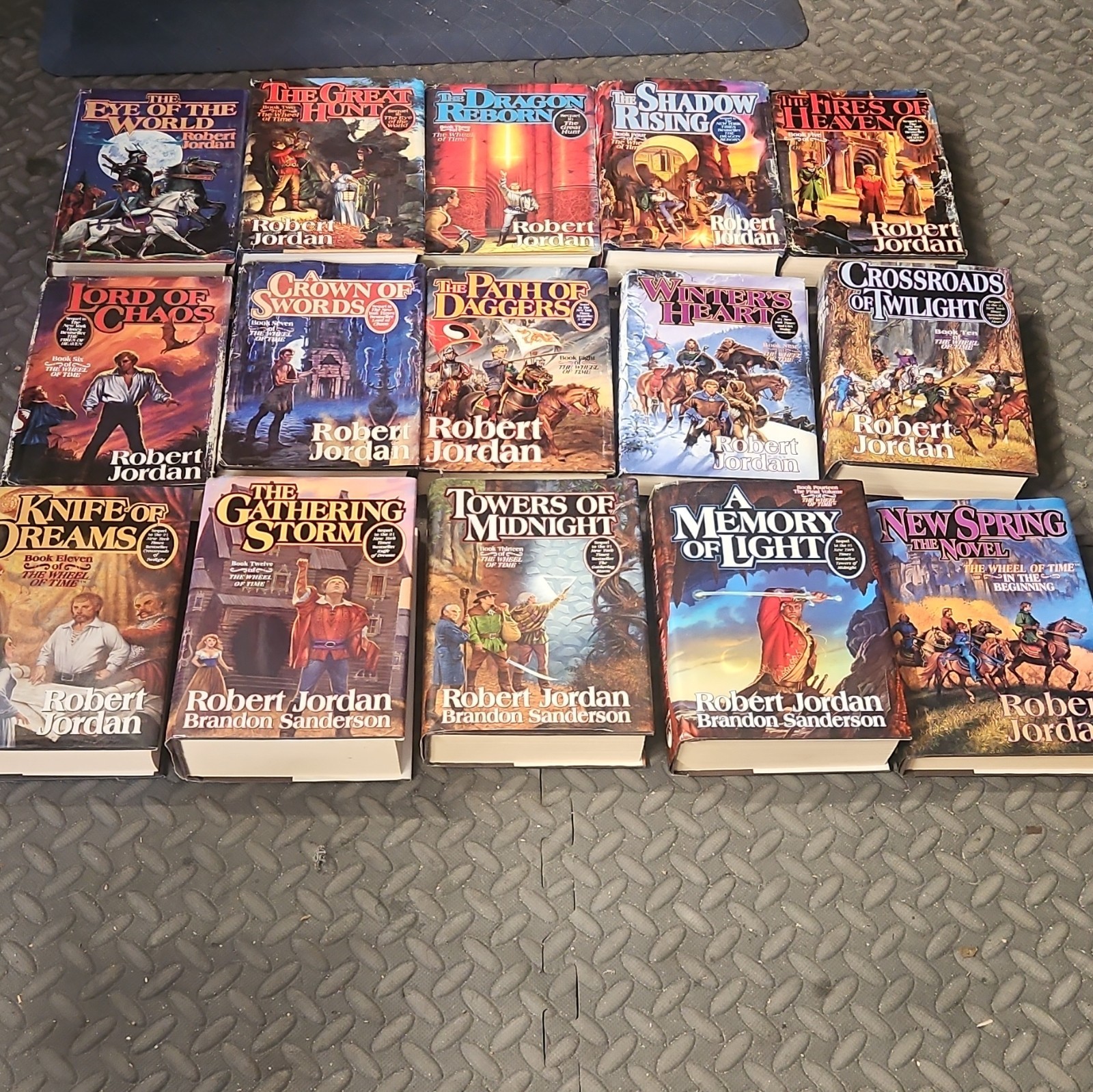 Robert Jordan/Brandon Sanderson Wheel of Time Hardcover Lot Tor DJ