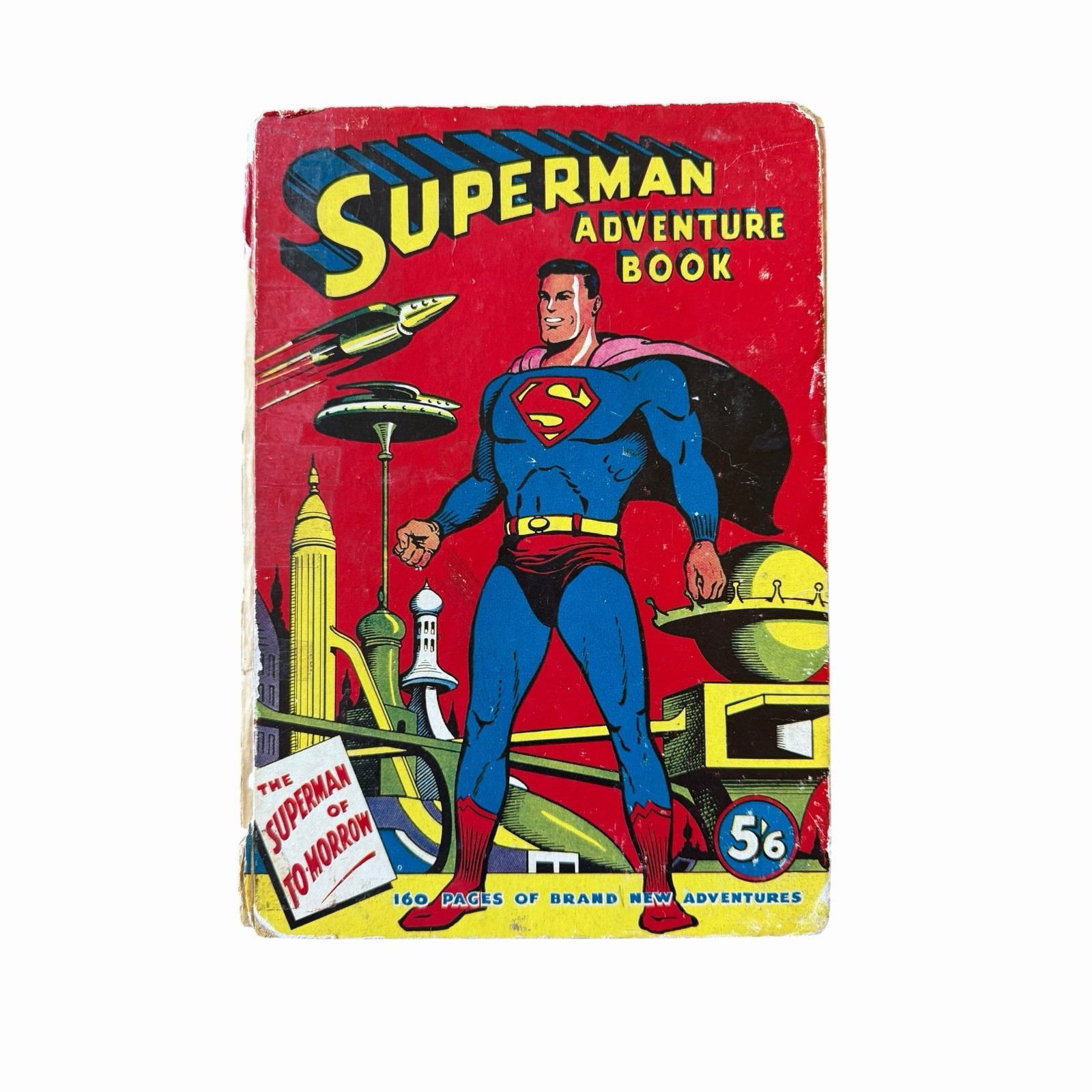 Vintage 1957–58 Superman Adventure Book Annual Atlas Publishing UK 160 Pages