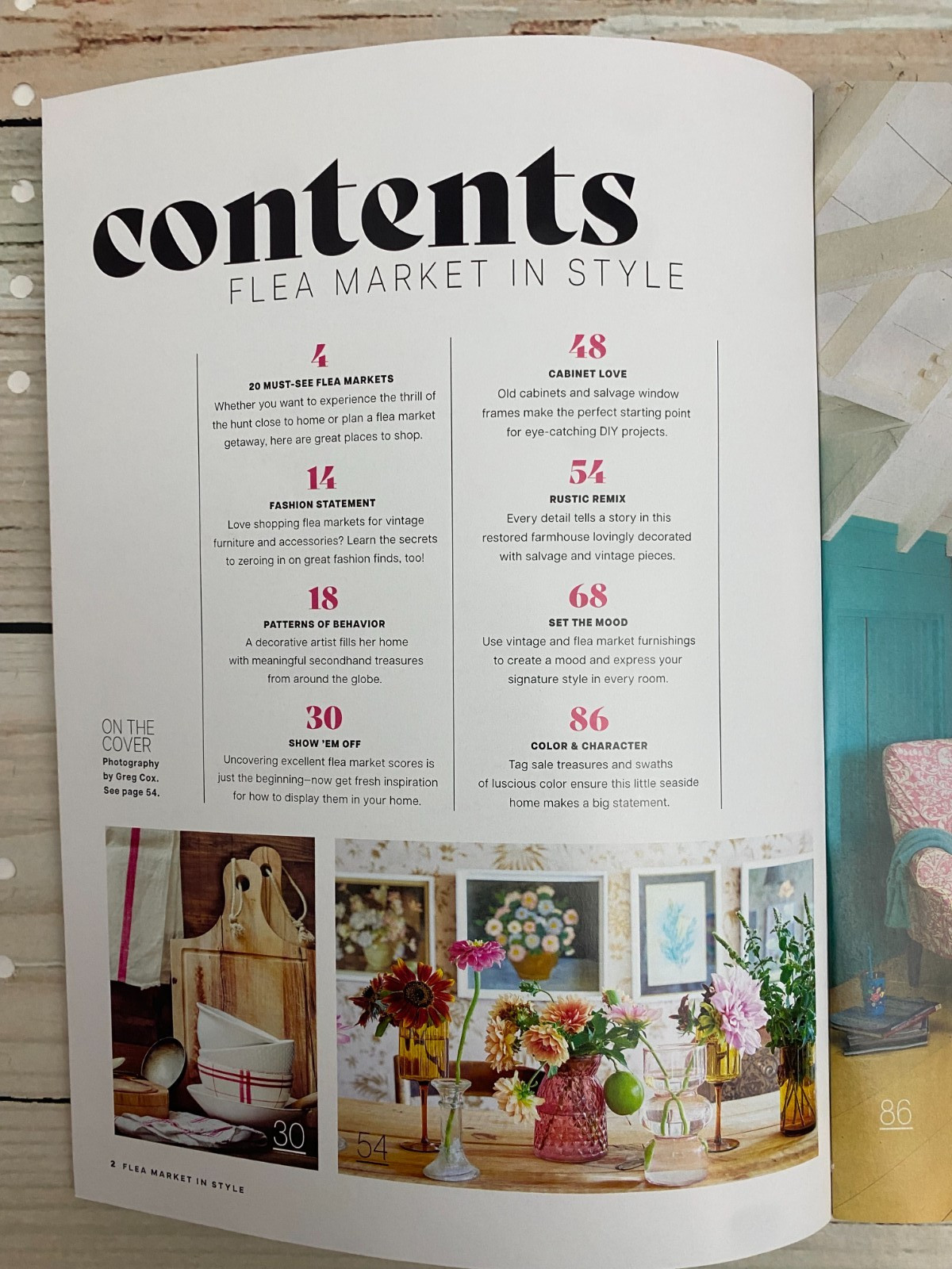 Flea Market Style June 2026 Magazine Decorate with what you love thrill of hunt