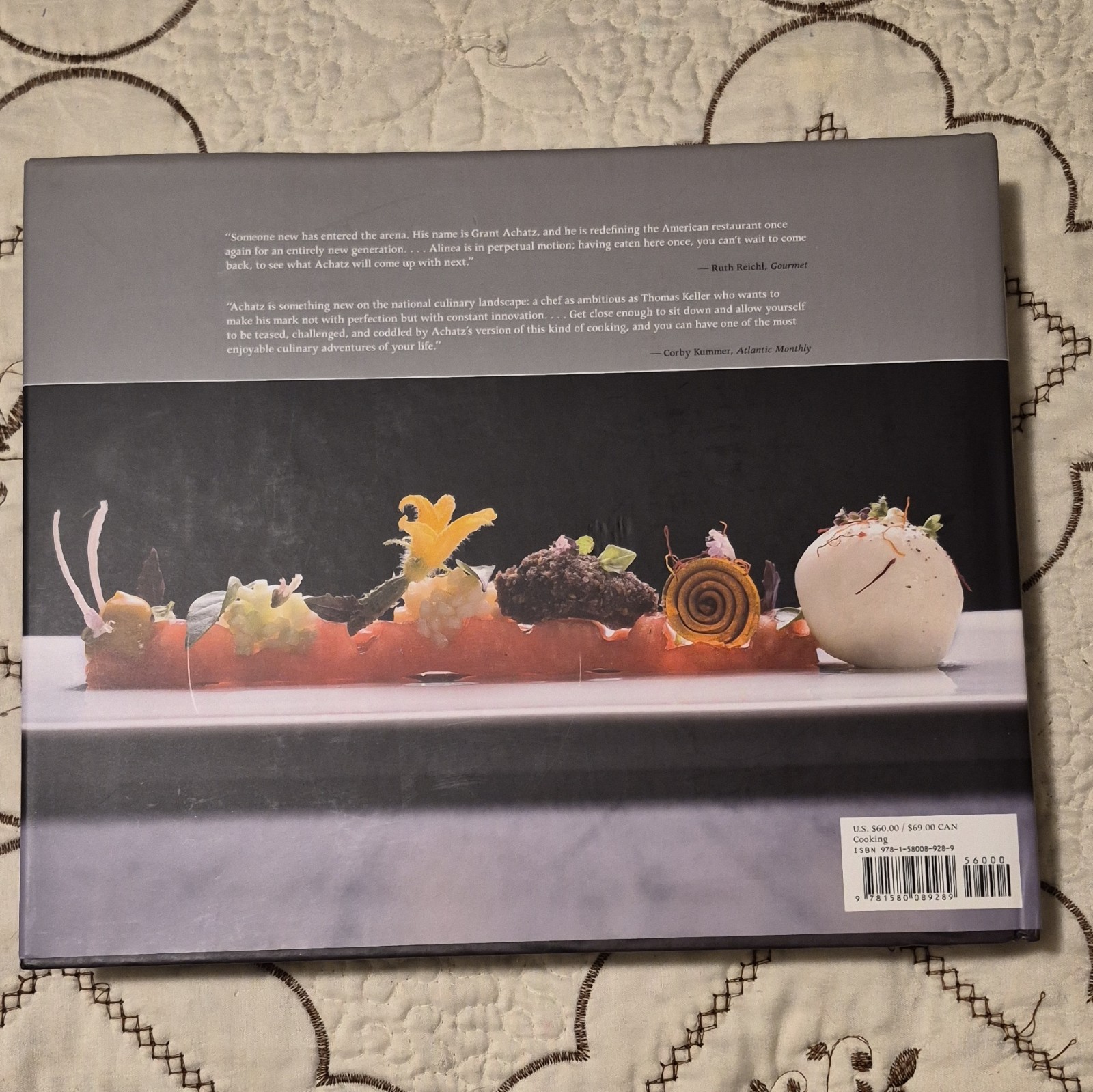 Alinea Hardcover 2008 Grant Achatz Ten Speed Press Illustrated w/ Dust Jacket