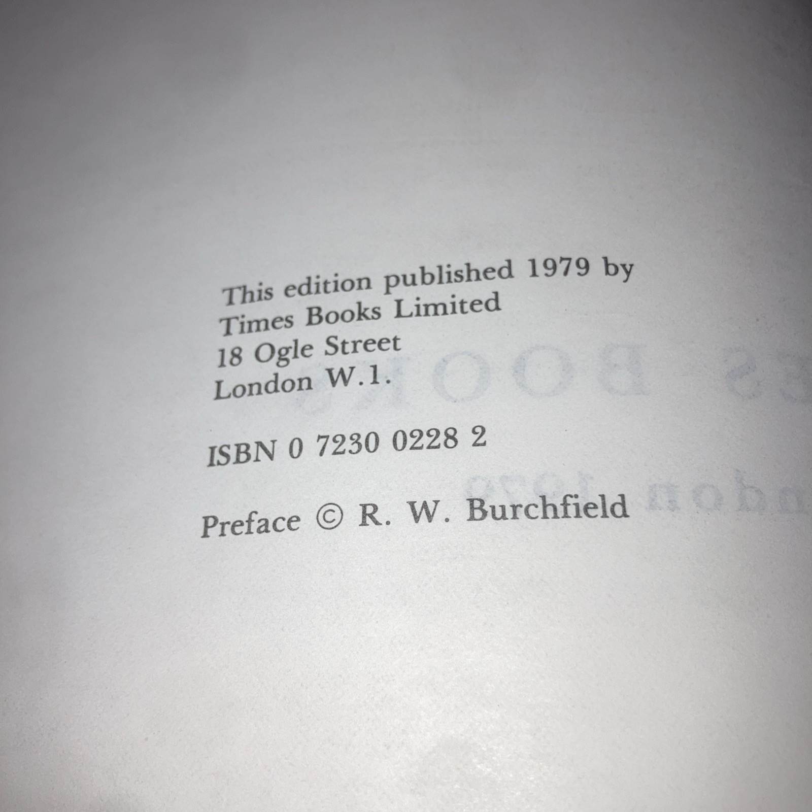 A Dictionary Of The English Language By Johnson 1979 Times Edition