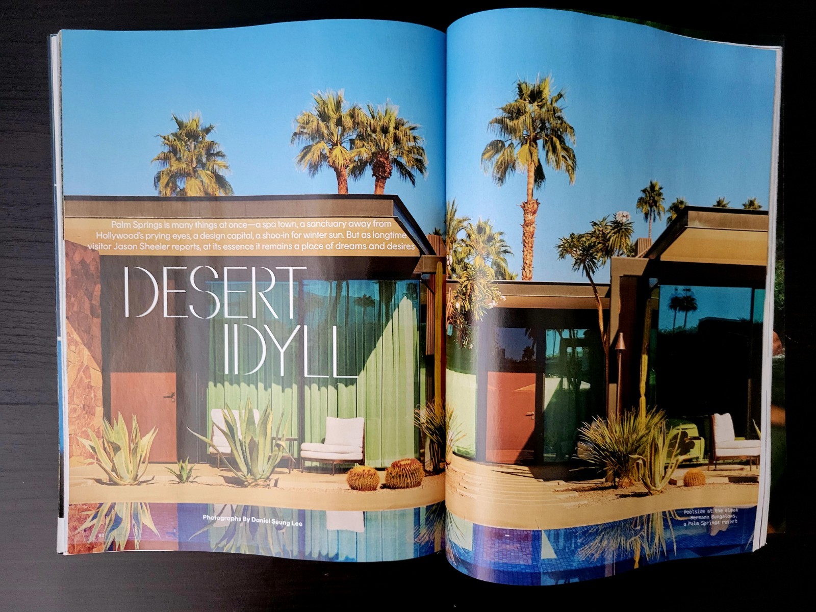 Conde Nast Traveler Magazine- Warm Welcomes in Palm Springs, Hokkaido & Swiss