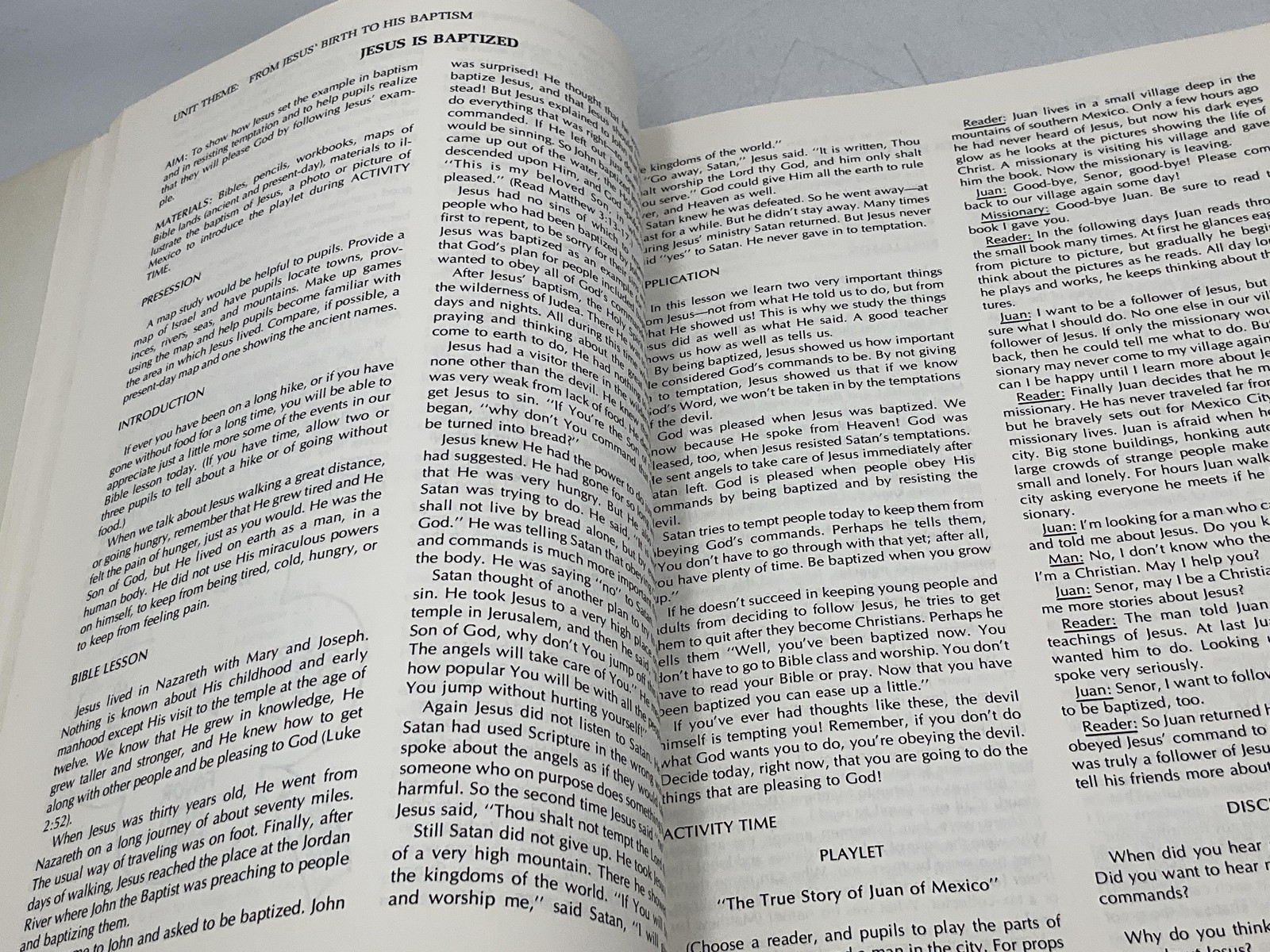 THROUGH THE BIBLE IN A YEAR Standard Publishing Paperback Illustrated (set of 2)