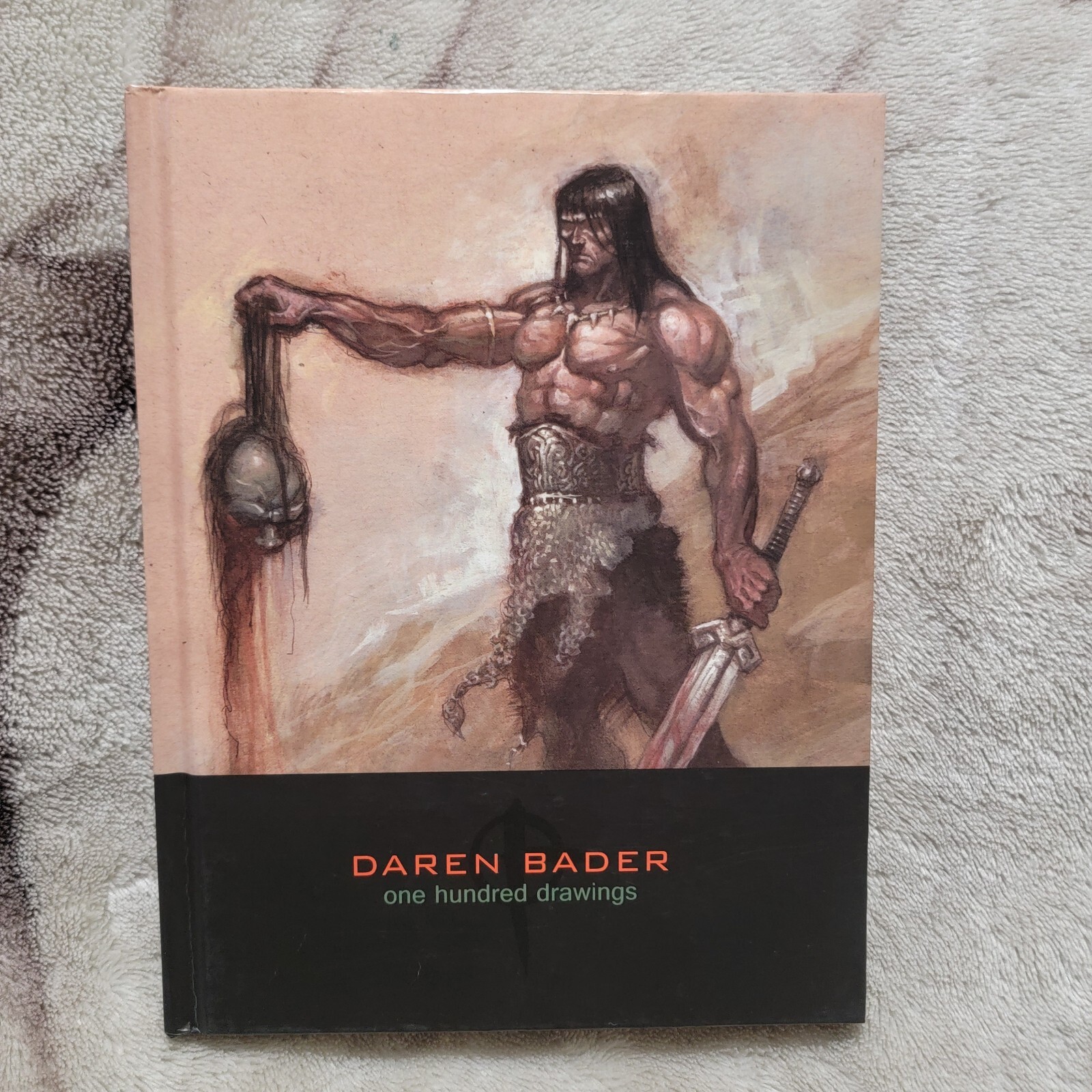 One Hundred Drawings By Daren Bader SIGNED First Edition 2012 Hardcover Artwork