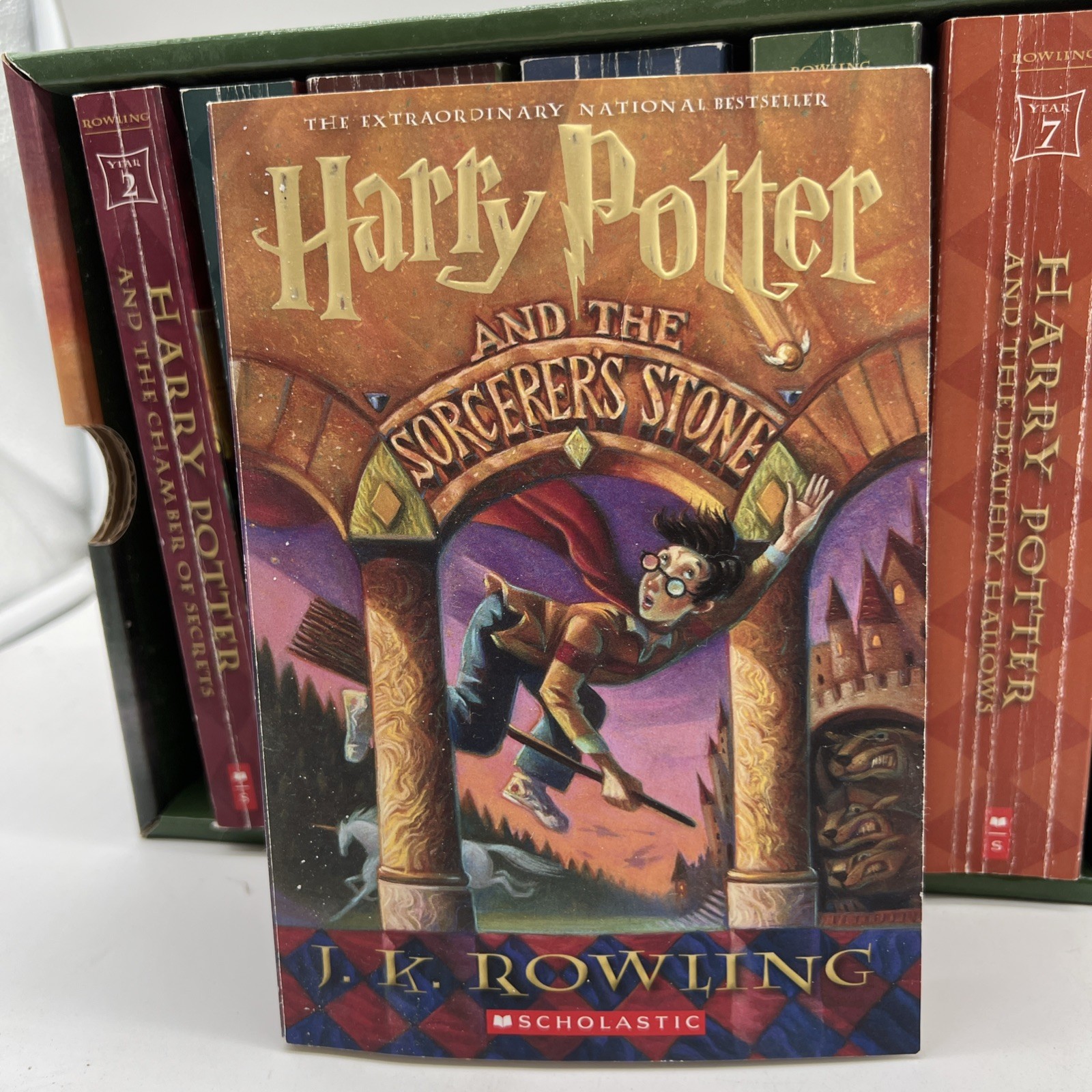 Harry Potter Paperback Boxset #1-7 by J. K. Rowling, See Description & Photos