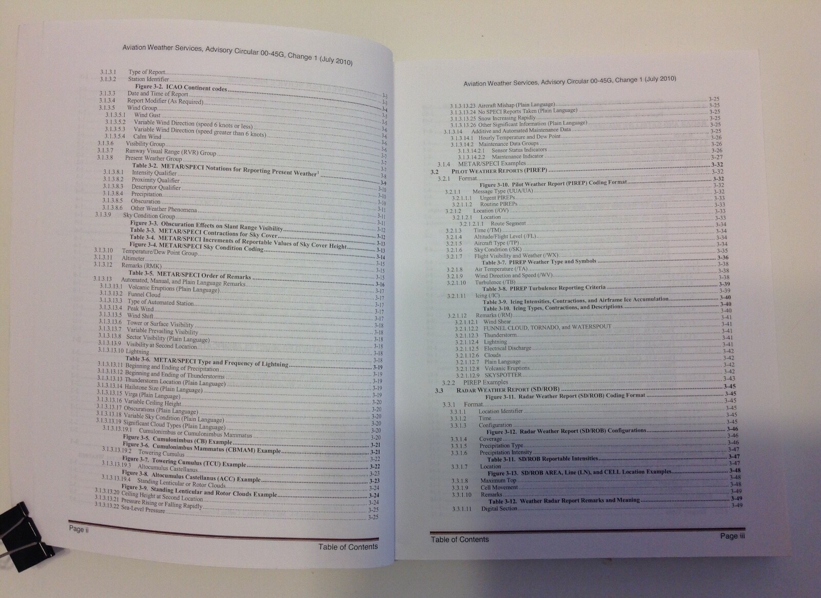 Aviation Weather Services Advisory Circular AC 00-45G Change 1 2010