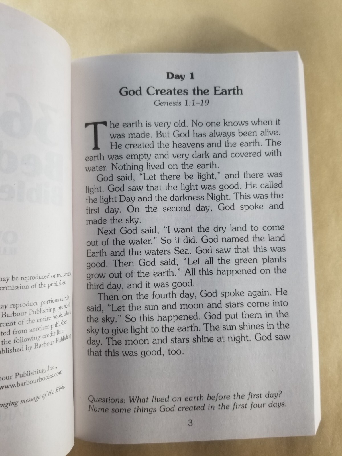 365 Read-Aloud Bedtime Bible Stories by Daniel Partner Paperback