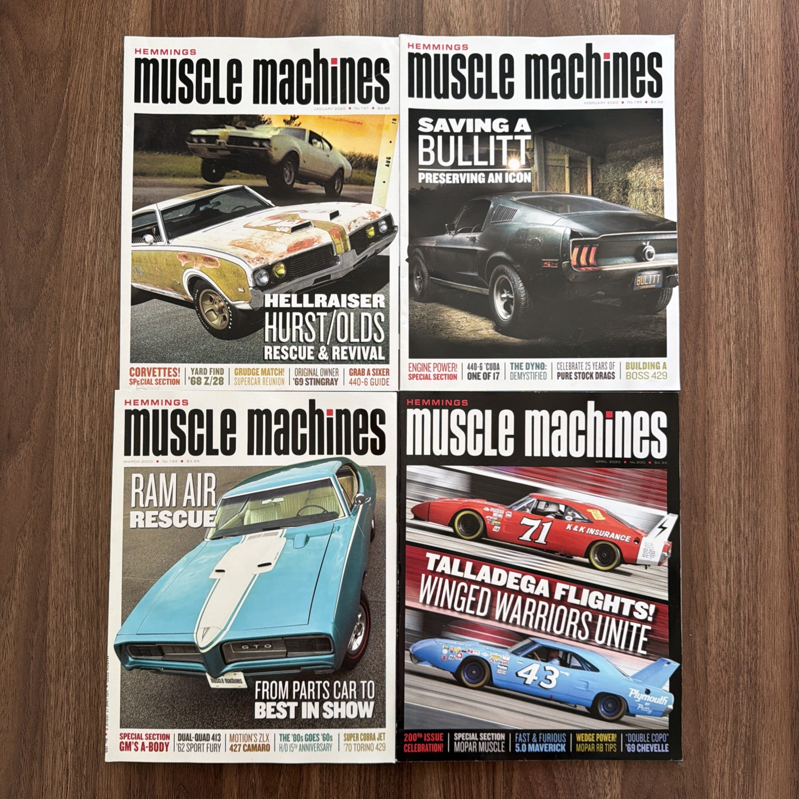 Hemmings Muscle Machines Magazine Lot Of 20 From 2020- 2021 Bundle Hot Rod Cars