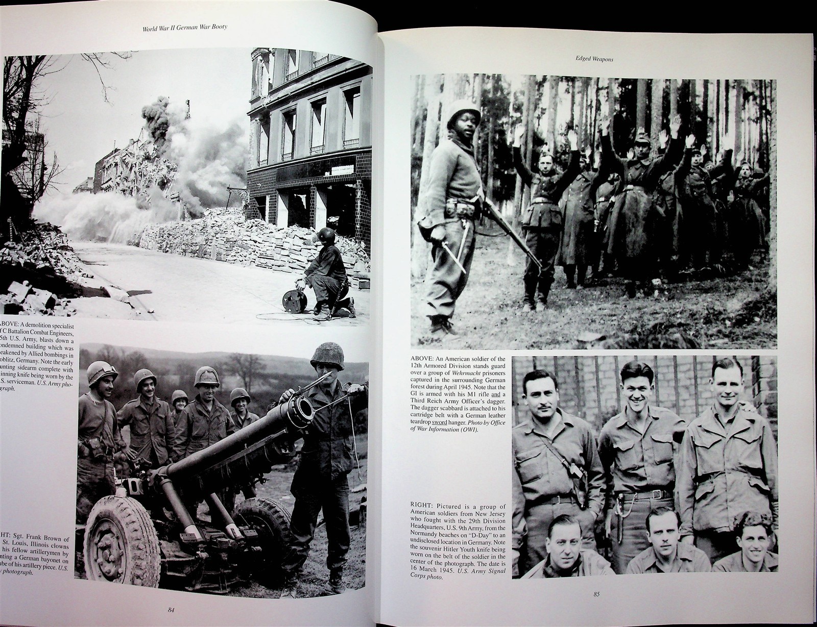 WWII German War Booty Study In Photographs Thomas Johnson HCDJ 2003 Schiffer