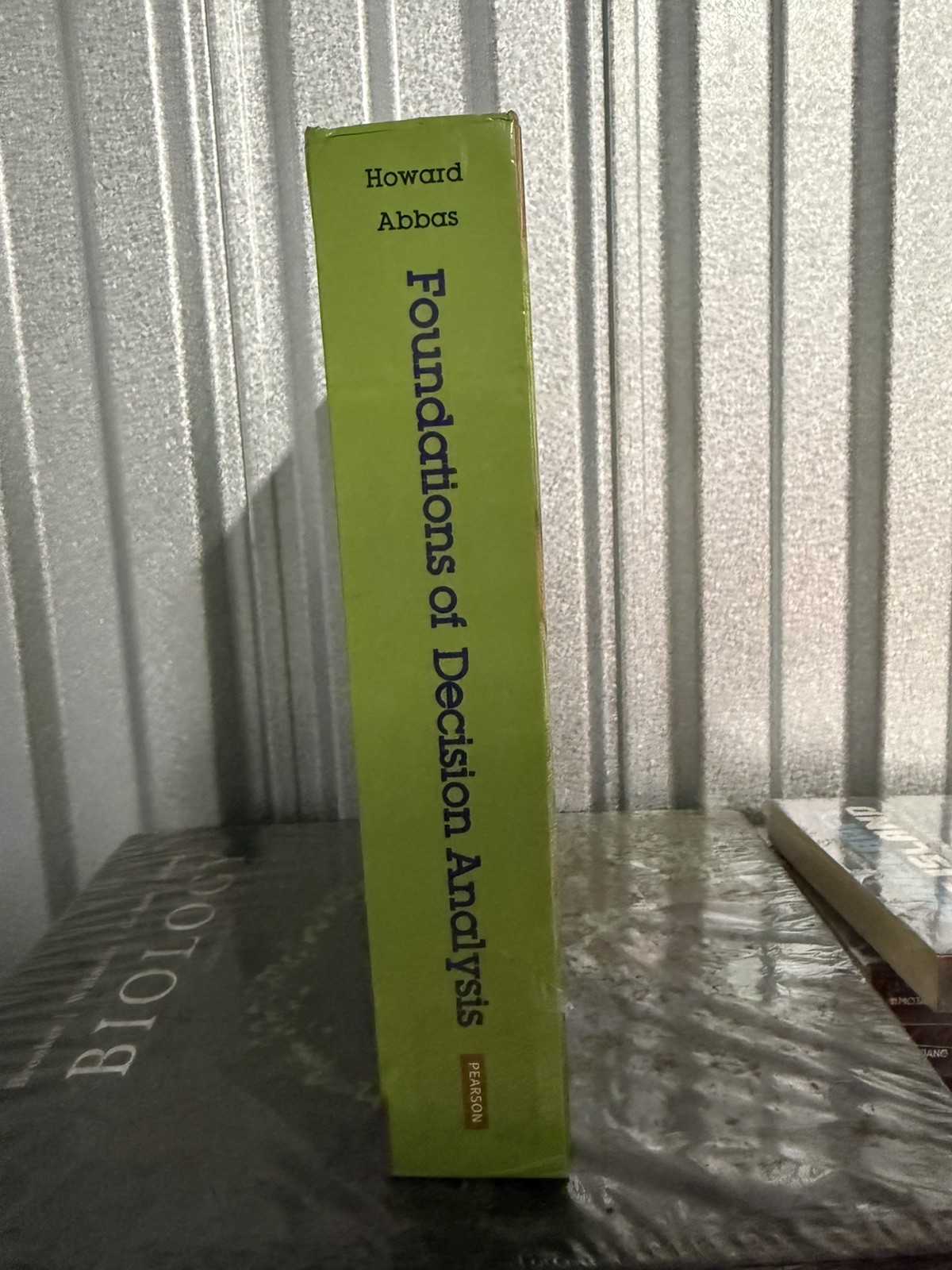 Foundations of Decision Analysis, Howard, Ronald,Abbas, Ali, Very Good Book