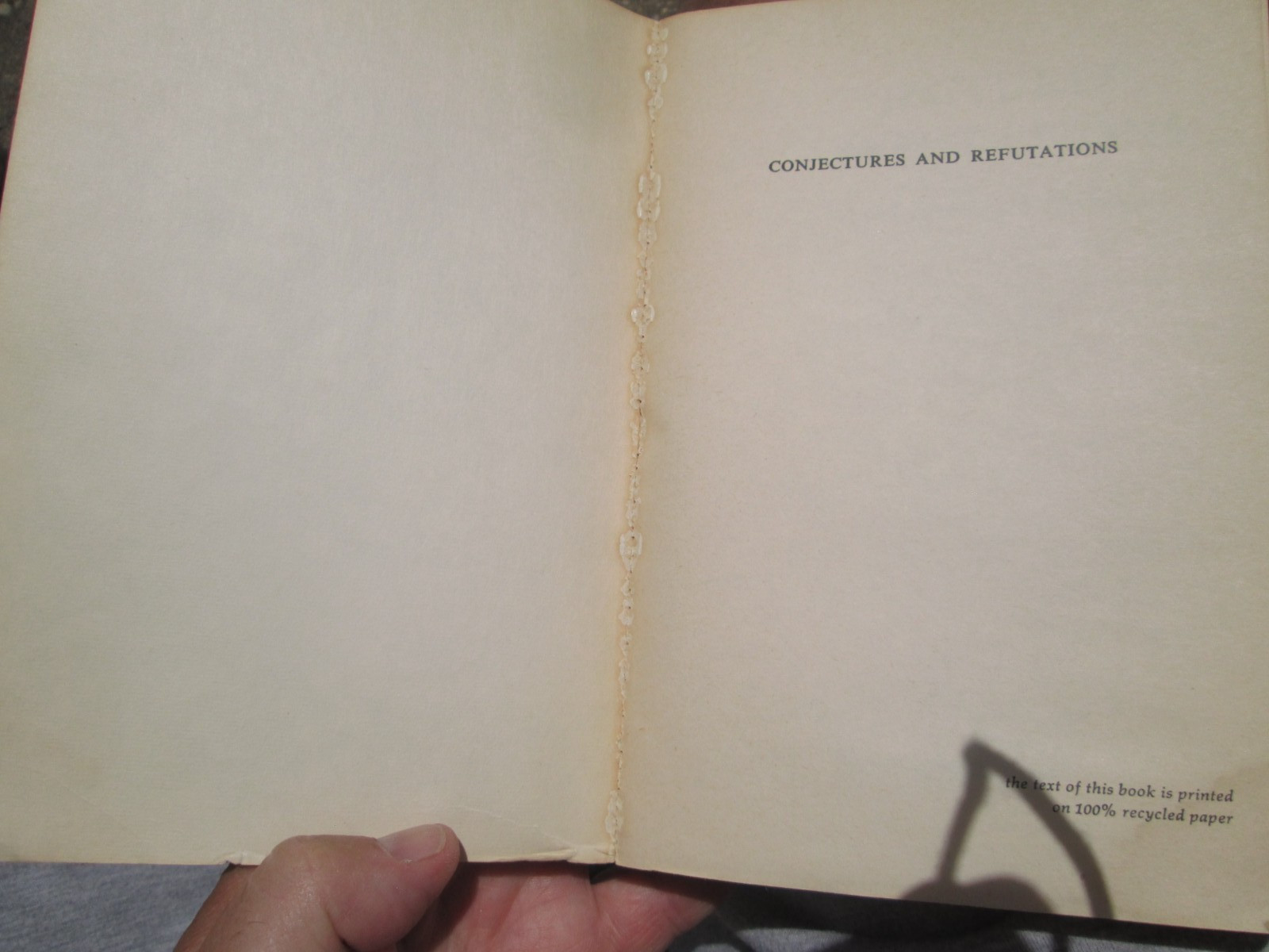 Conjectures and Refutations Growth of Scientific Knowledge Karl Popper TPB #1376