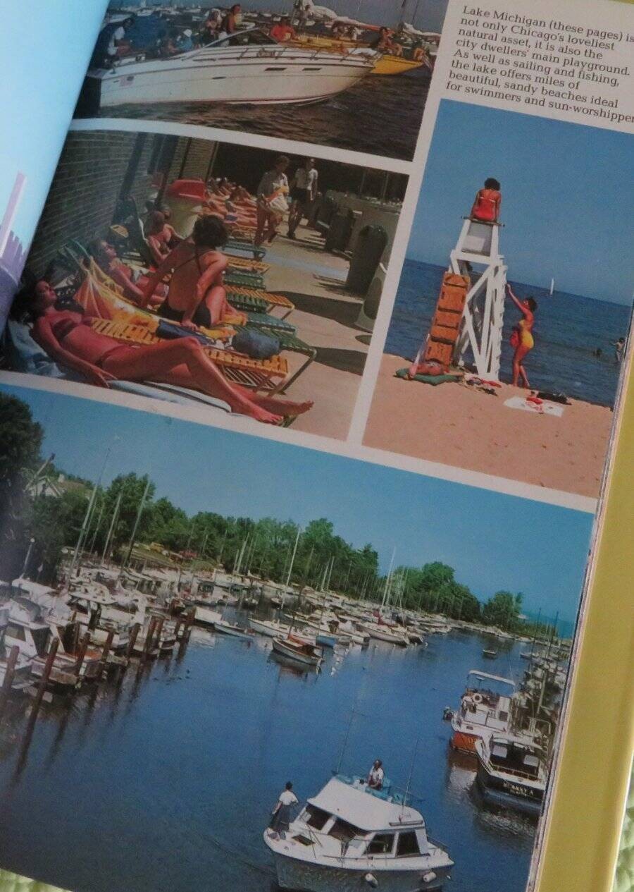NEW Vtg 1980s CHICAGO Picture Photo BOOK To Remember By Illinois USA History