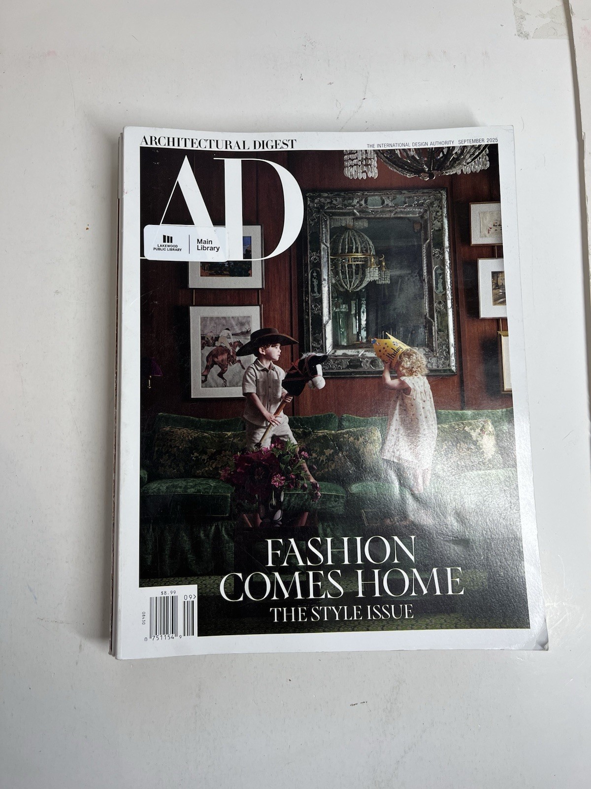 ELLE DECOR Veranda Dwell AD Magazines Lot of 8 Issues Ex-Library 2025