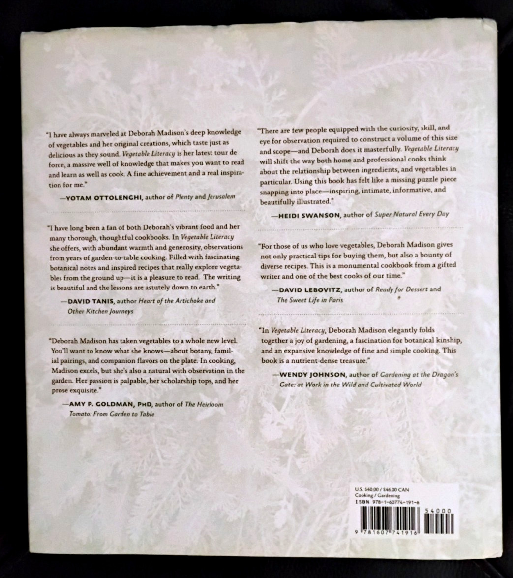 Vegetable Literacy by Deborah Madison VG HC DJ Ten Speed Press 2013