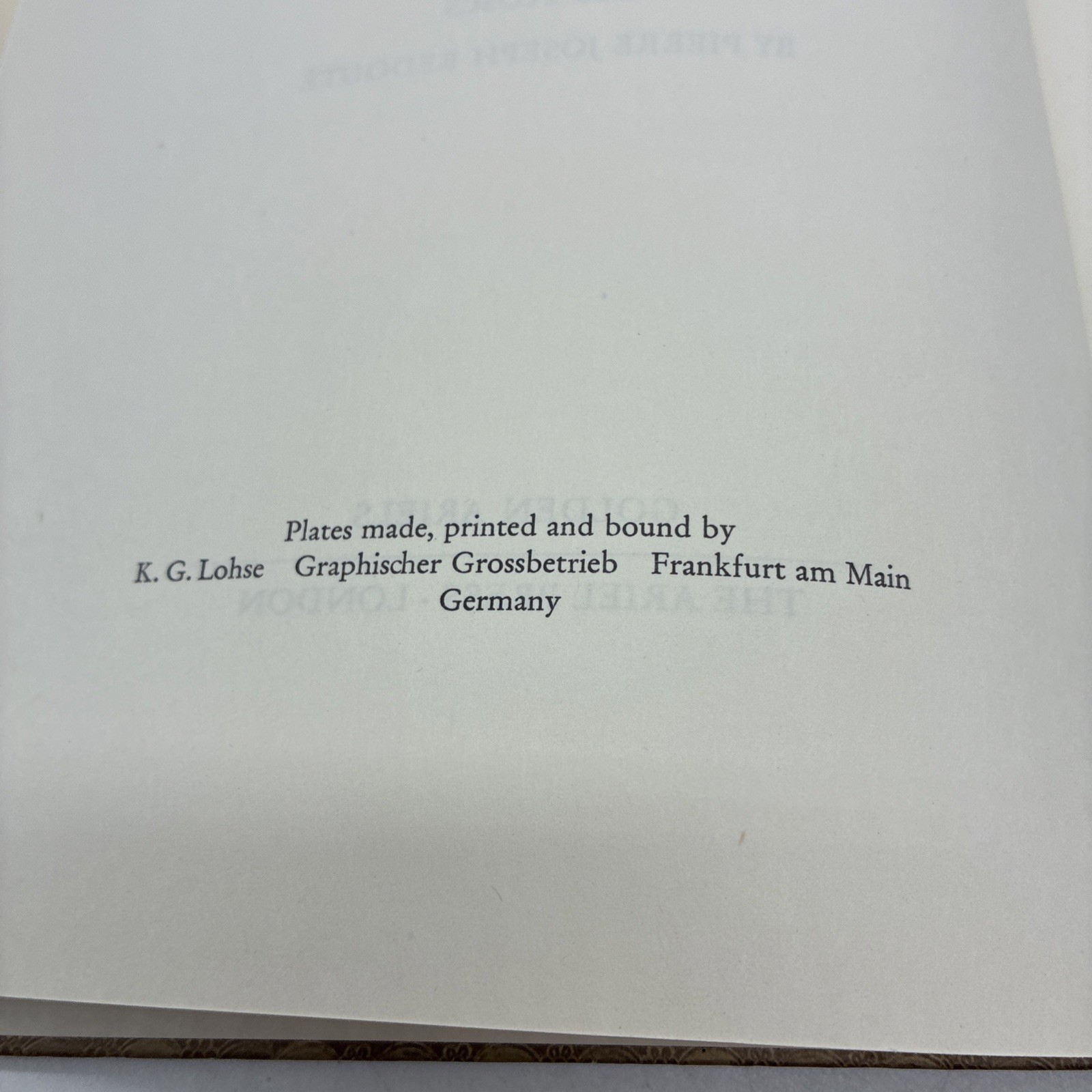 Roses by Pierre Joseph Redoute Golden Ariels First Published 1963 Dust Jacket