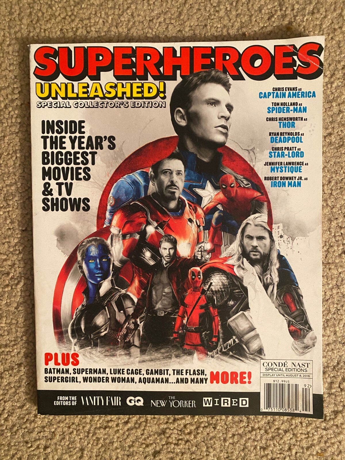 Magazine: Superheroes Unleashed: Conde Nast Special 2016: Marvel Avengers