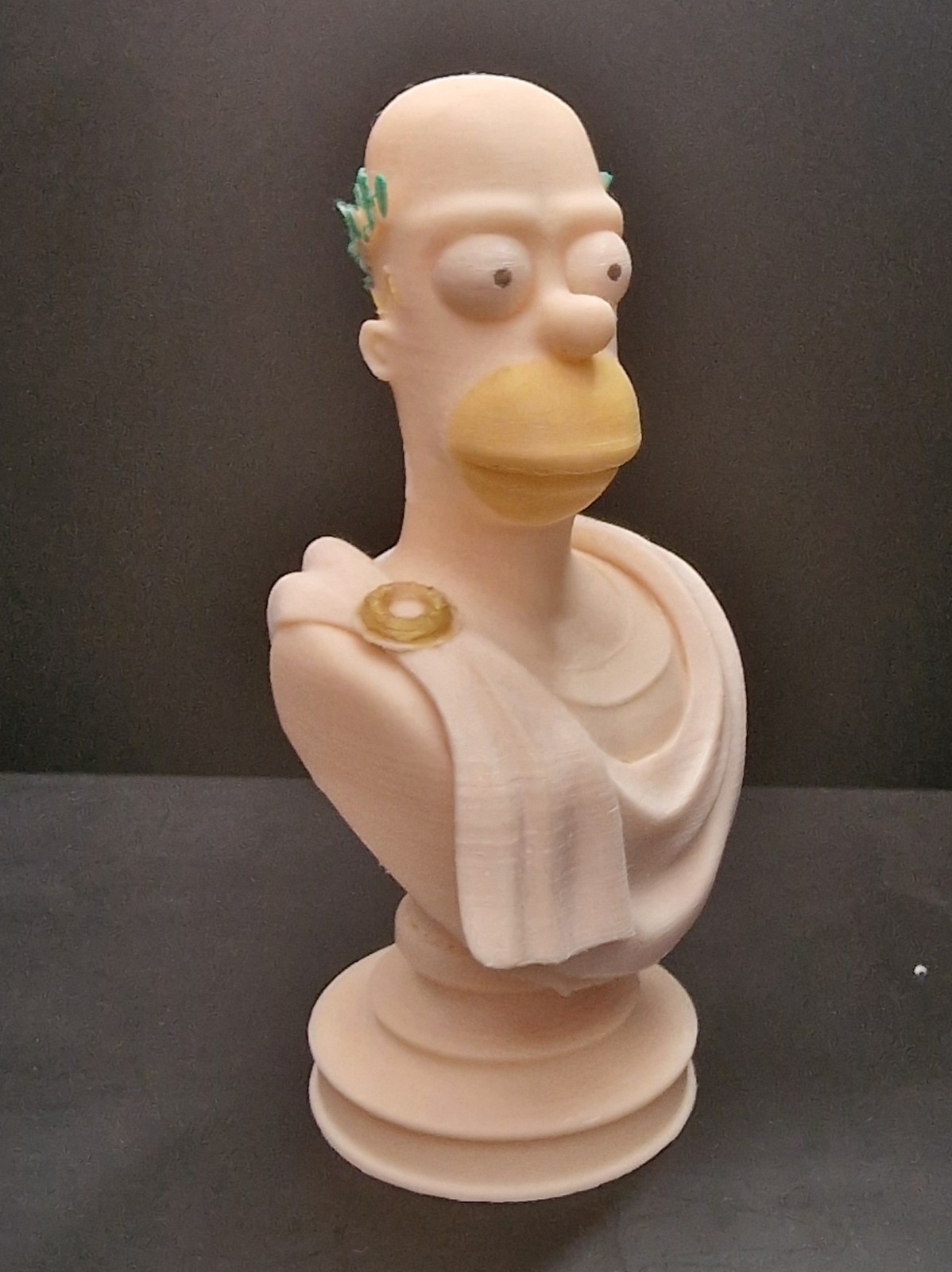 Emperor Homer Jay bust 140mm Simpson figurine statuette hand painted character