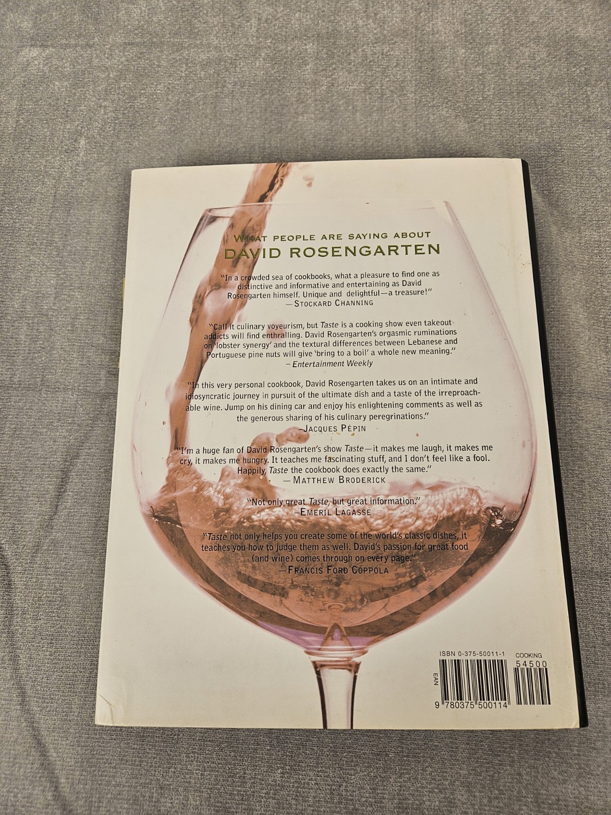 Taste : One Palate’s Journey Through the World’s Greatest Dishes by David…