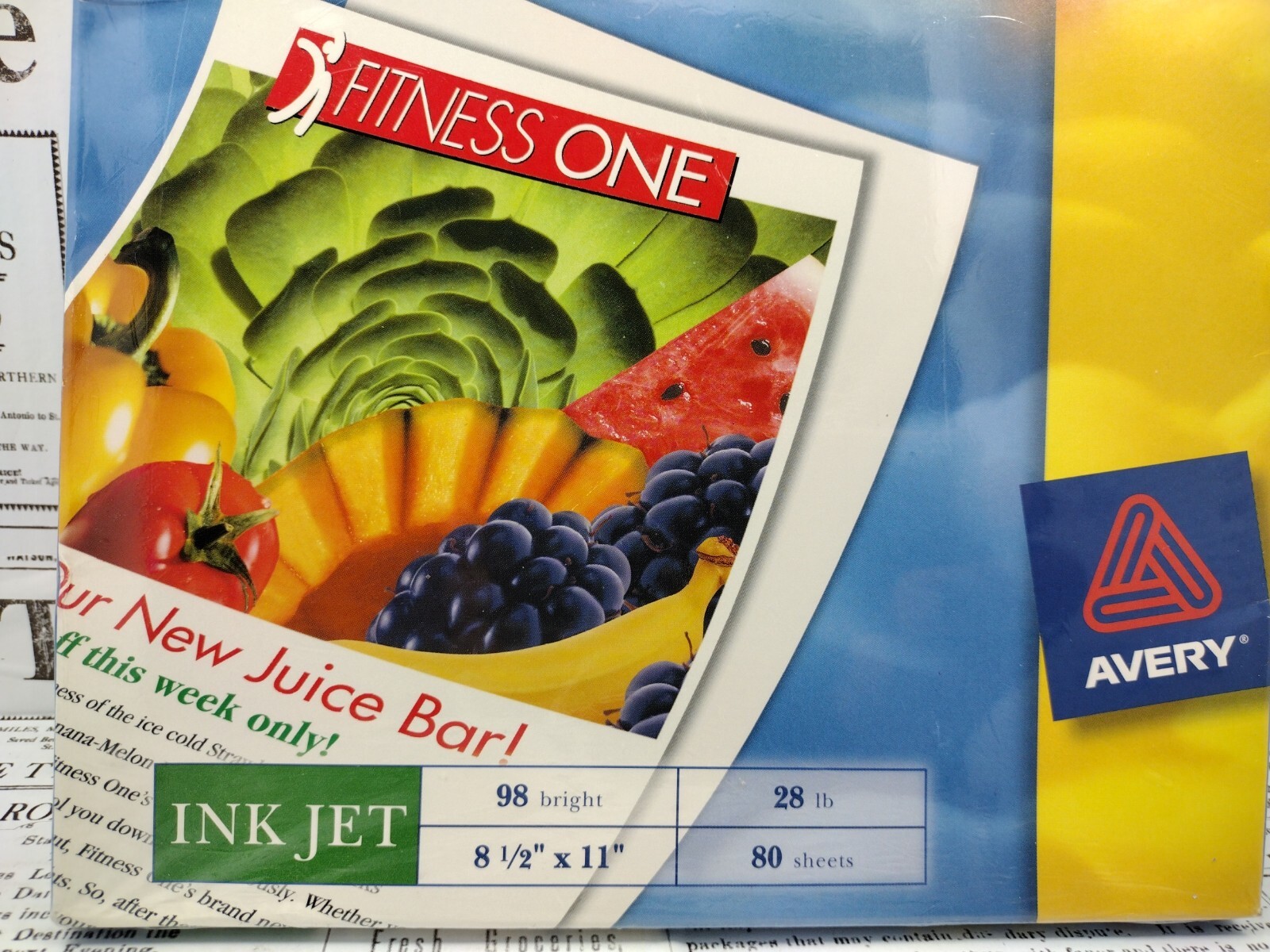 Avery Color Rich/Matte Coated Inkjet Paper 98 Bright 28LB 80Sheets 8.5″ x 11″