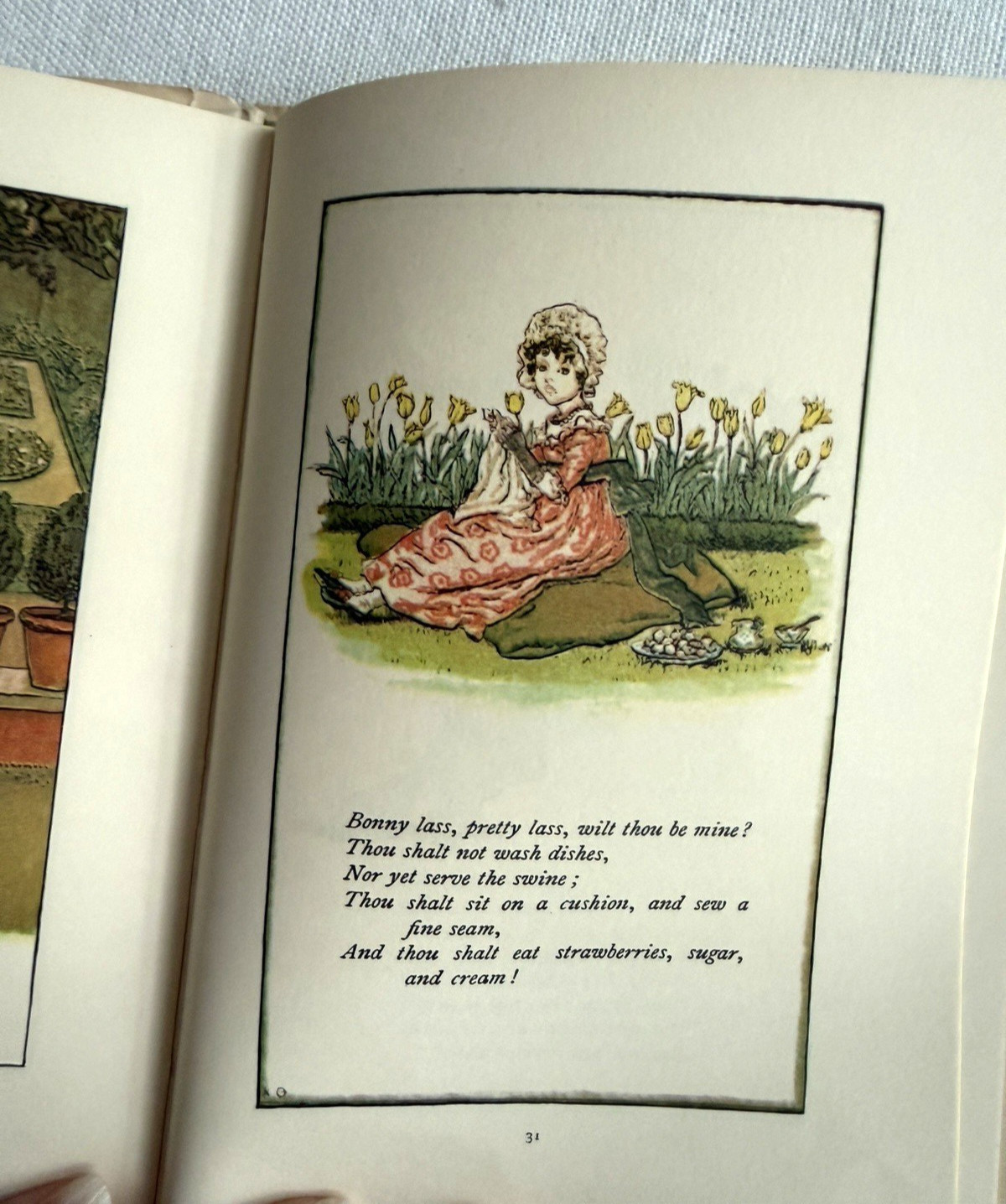 vintage MOTHER GOOSE Illustrated by KATE GREENAWAY, Published in Great Britain