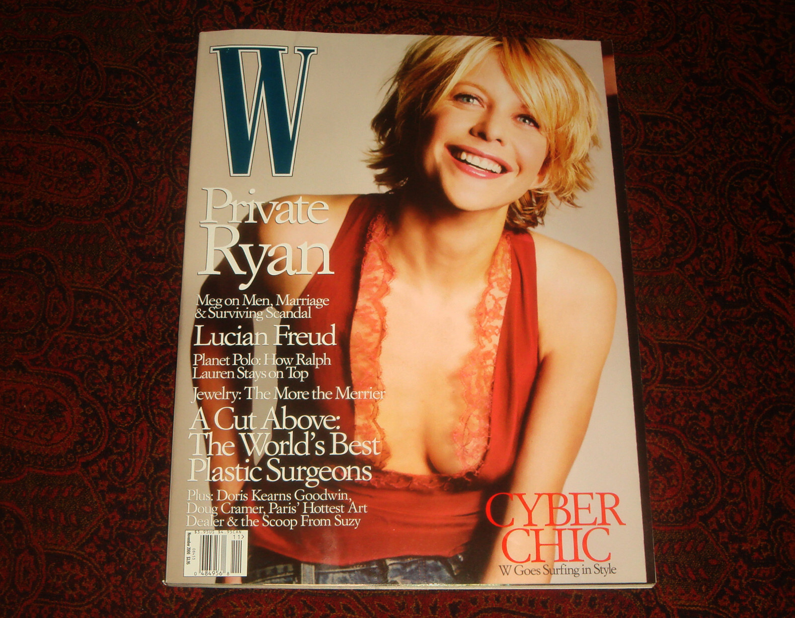 W MAGAZINE November 2000 – MEG RYAN COVER STORY – GREAT FASHION – 364 PAGES