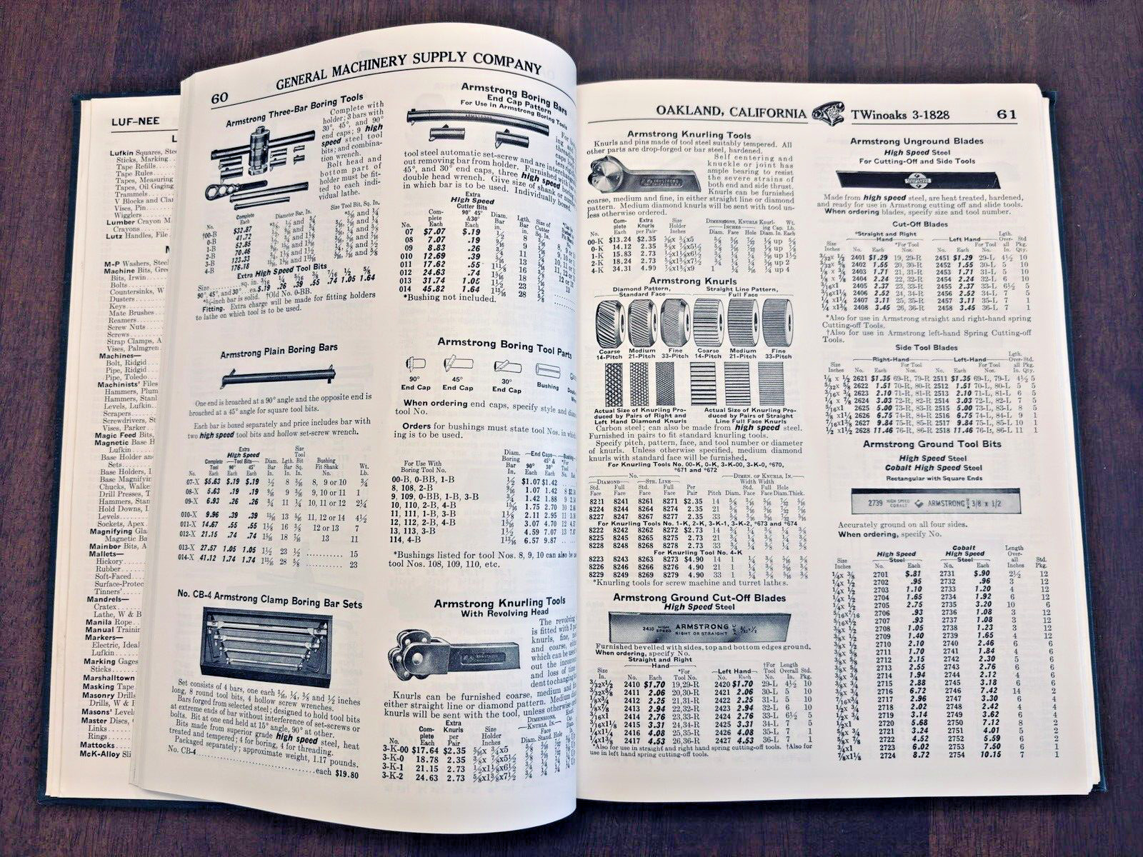 General Machinery Supply Company Industrial Oakland California CA 1959