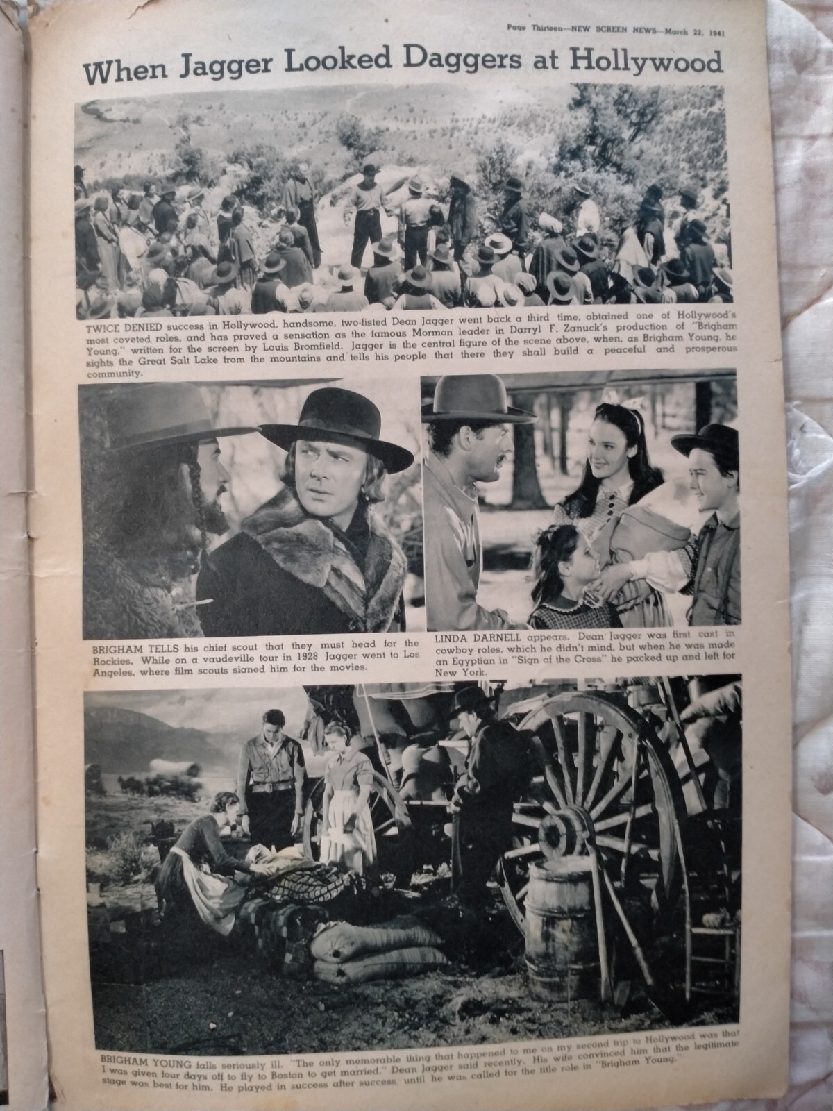 Oz New Screen News – ’41, Brenda Marshall, Ginger Rogers, John Payne, Rare !