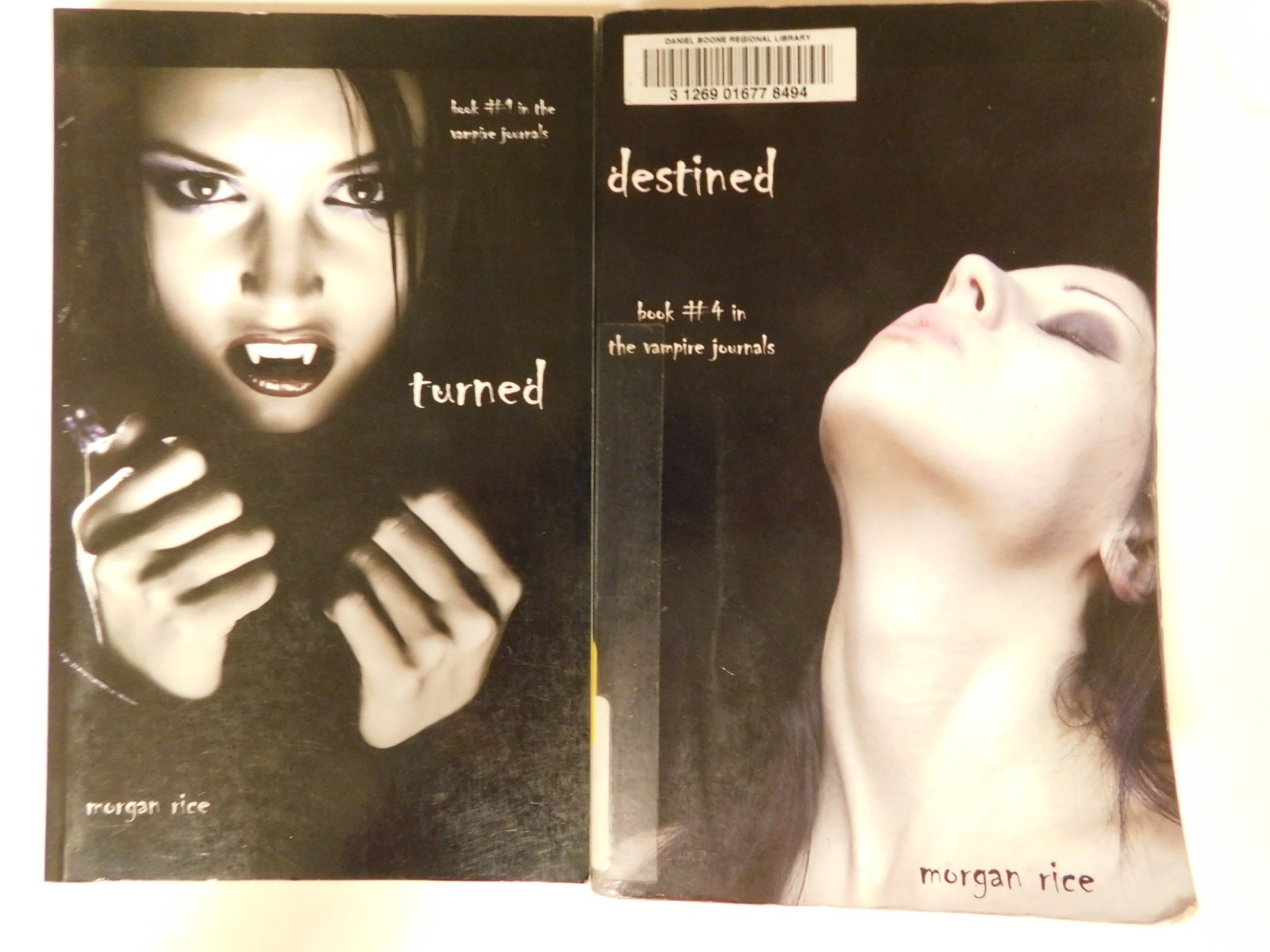 Morgan Rice The Vampire Journals Books Lot of 6 pb Young Adult Novels