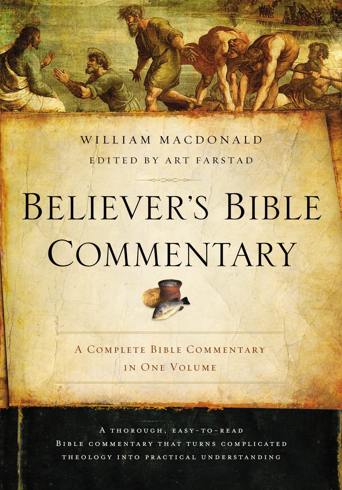 Believer’s Bible Commentary: 6.5 W x 9.5 L x 3.25H, Brown, Green, black, Tan