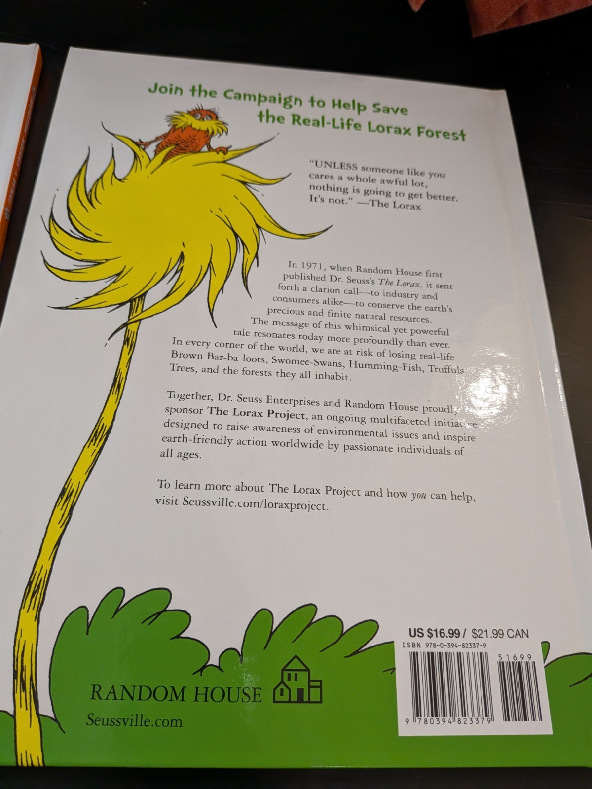 Dr. Seuss Book Set – The Lorax & Horton Hears a Who Hardcover (Modern Editions)