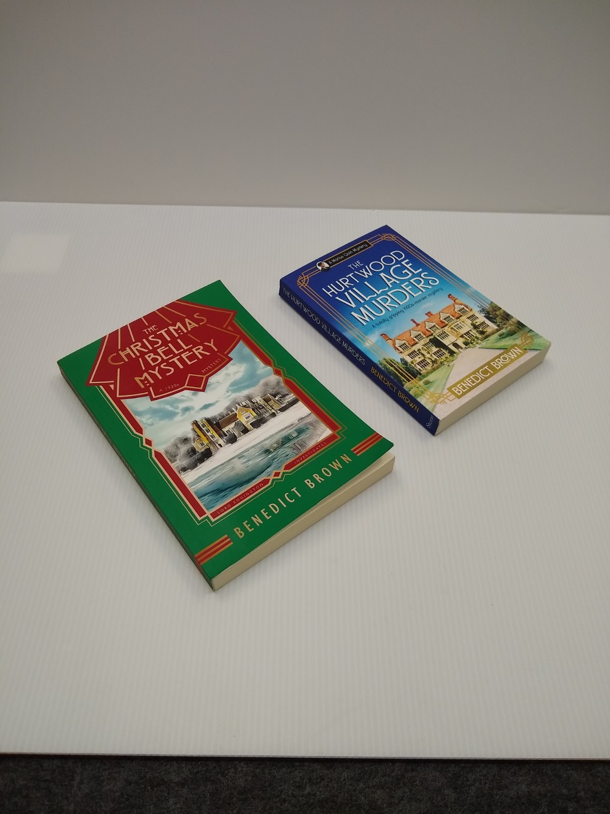Lot Of 2 Benedict Brown Books The Christmas Bell Mystery And The Hurtwood…