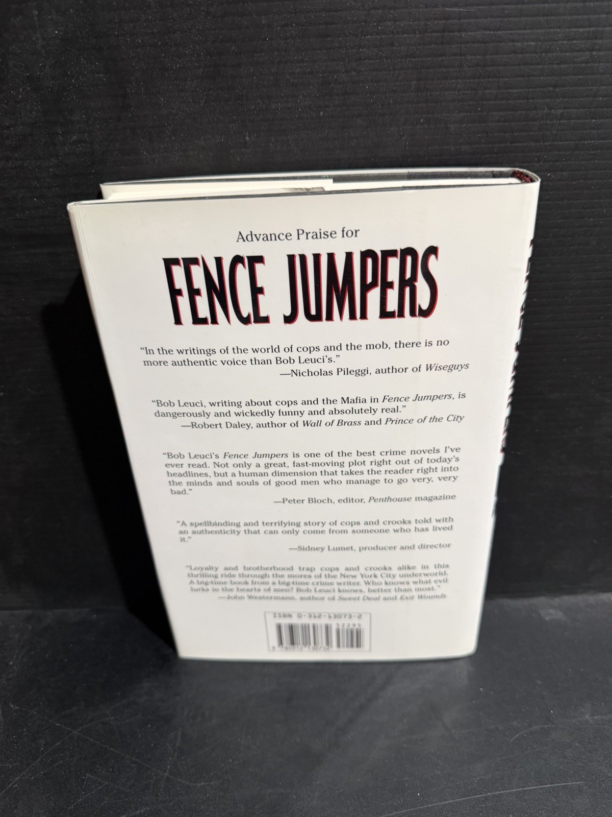 1st Edition 1st Printing Fence Jumpers : A Novel Robert Leuci HC DJ 1995 BONUS