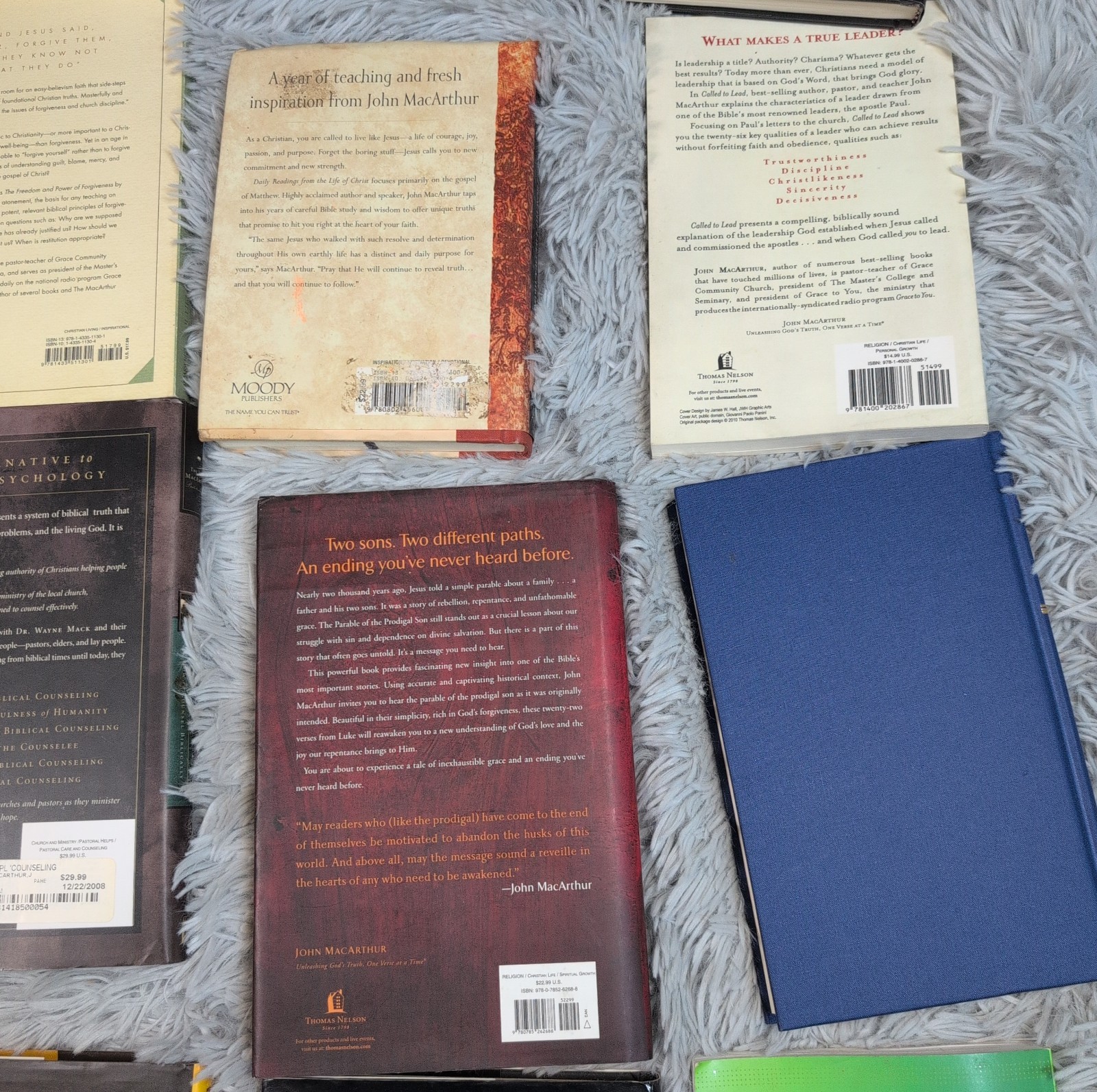 John MacArthur (Jr.) Collection Lot Of 16 Books John Piper Hardcore Softcover