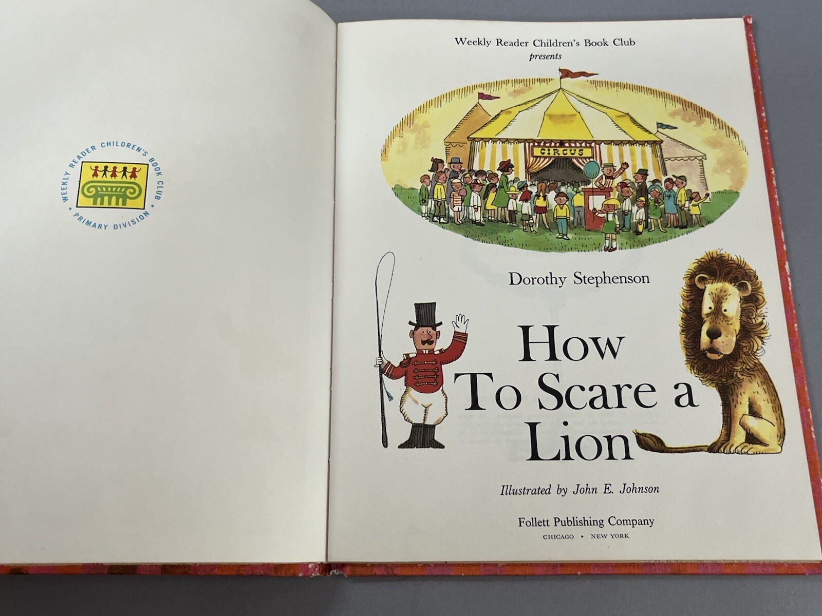 How to Scare a Lion Vintage Children’s Book 1965