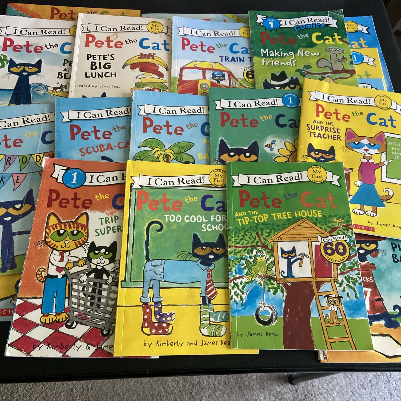 Pete the Cat By James Dean Lot Of 27 Softcover Good- Good+ Condition