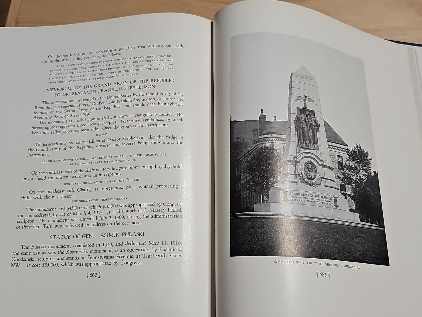 1932 HC Book “Washington – The National Capital” Caemmerer 736 Pages Limited #